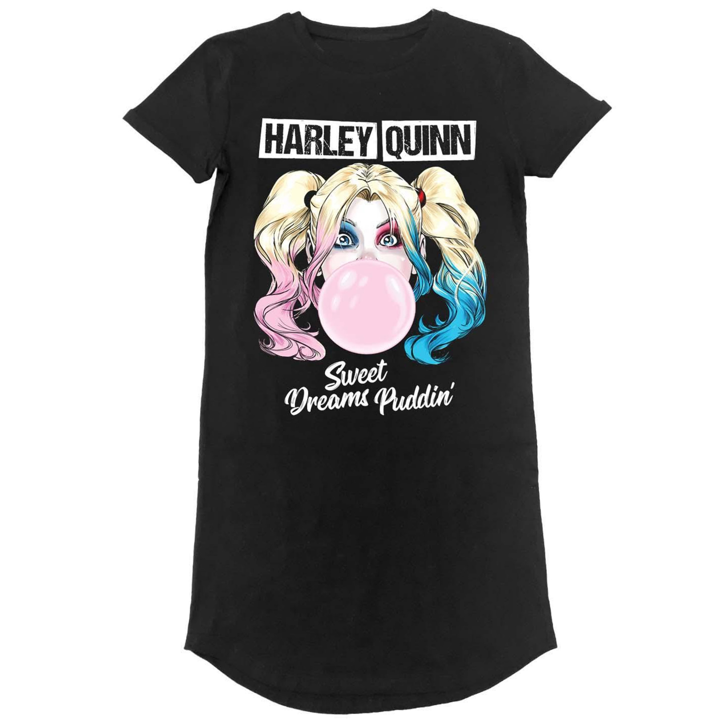/ladies Sweet Dreams Puddin Harley Quinn Vestido De Camiseta Batman