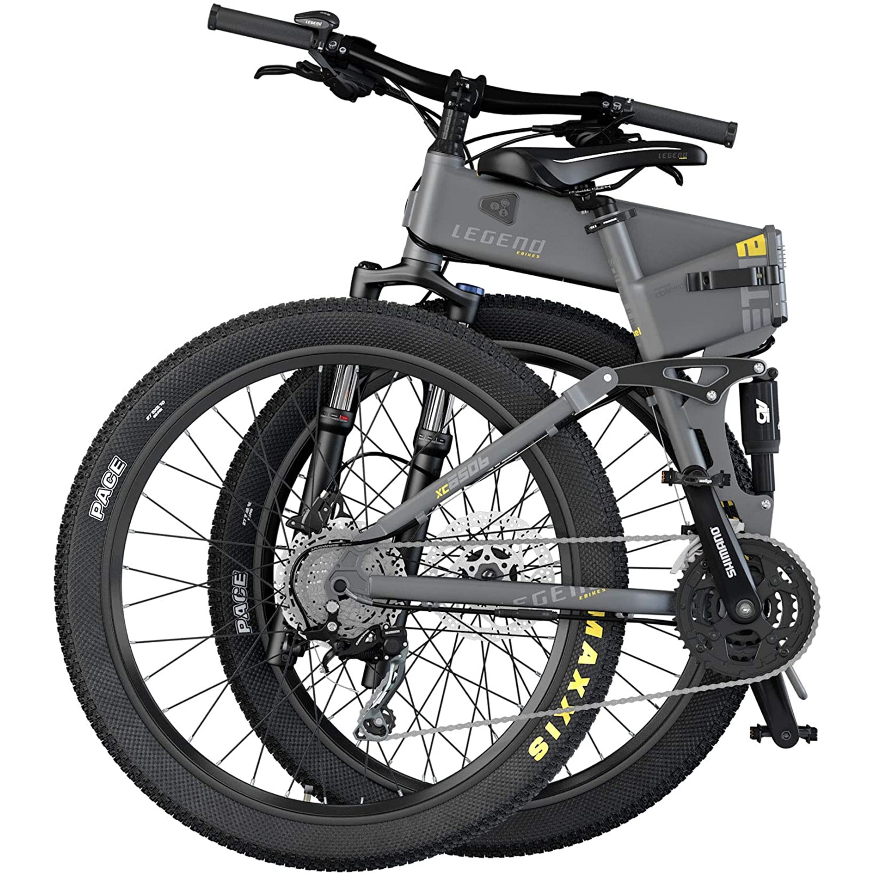 Bicicleta Eléctrica De Montaña Etna 10ah - Gris Oscuro  MKP