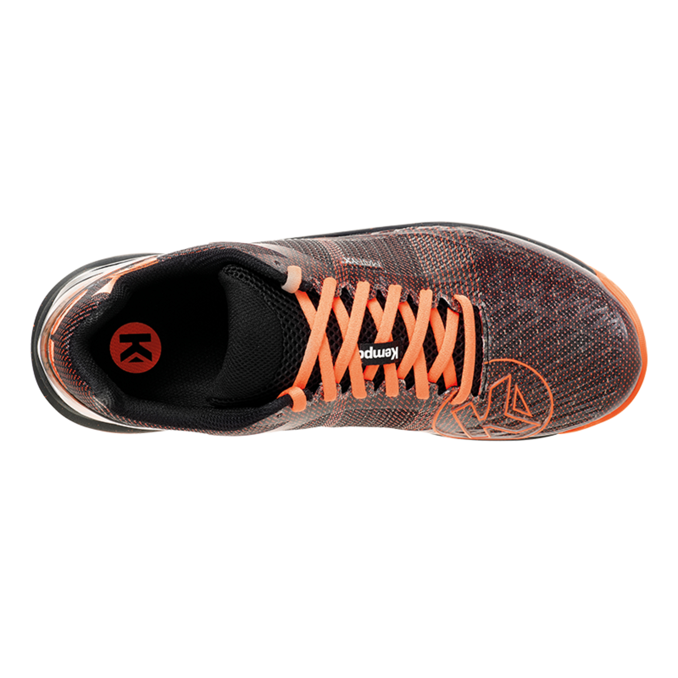 Zapatilla De Balonmano Attack Pro Contender Negro/naranja Fluor Kempa