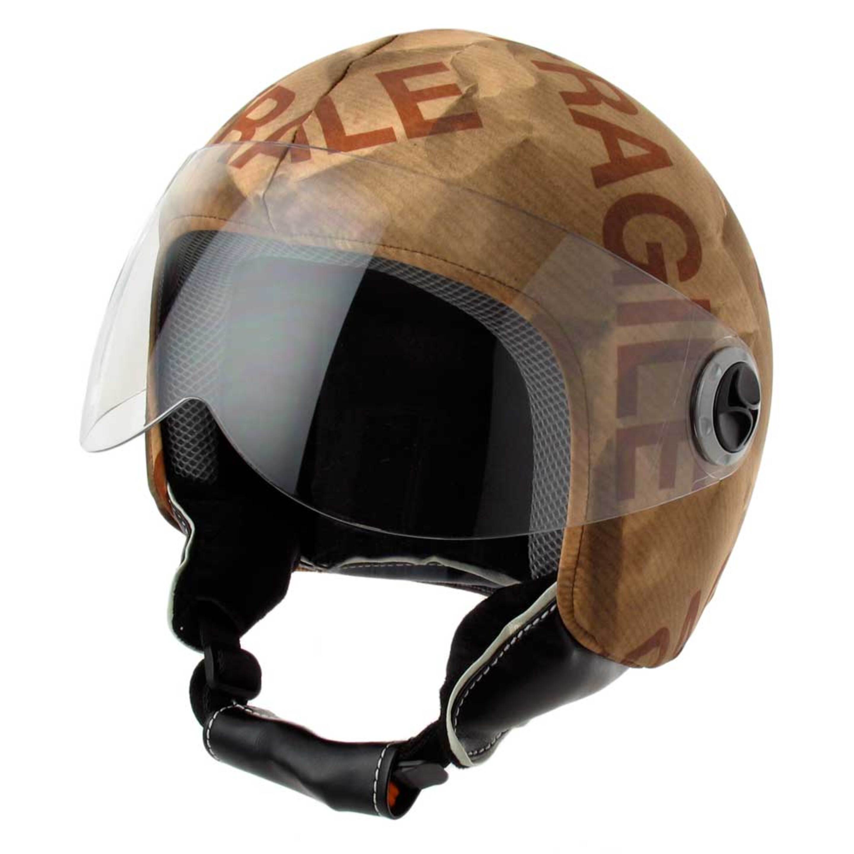 Funda Casco Jet Moto Fragile - Marron - Helmet Dress  MKP