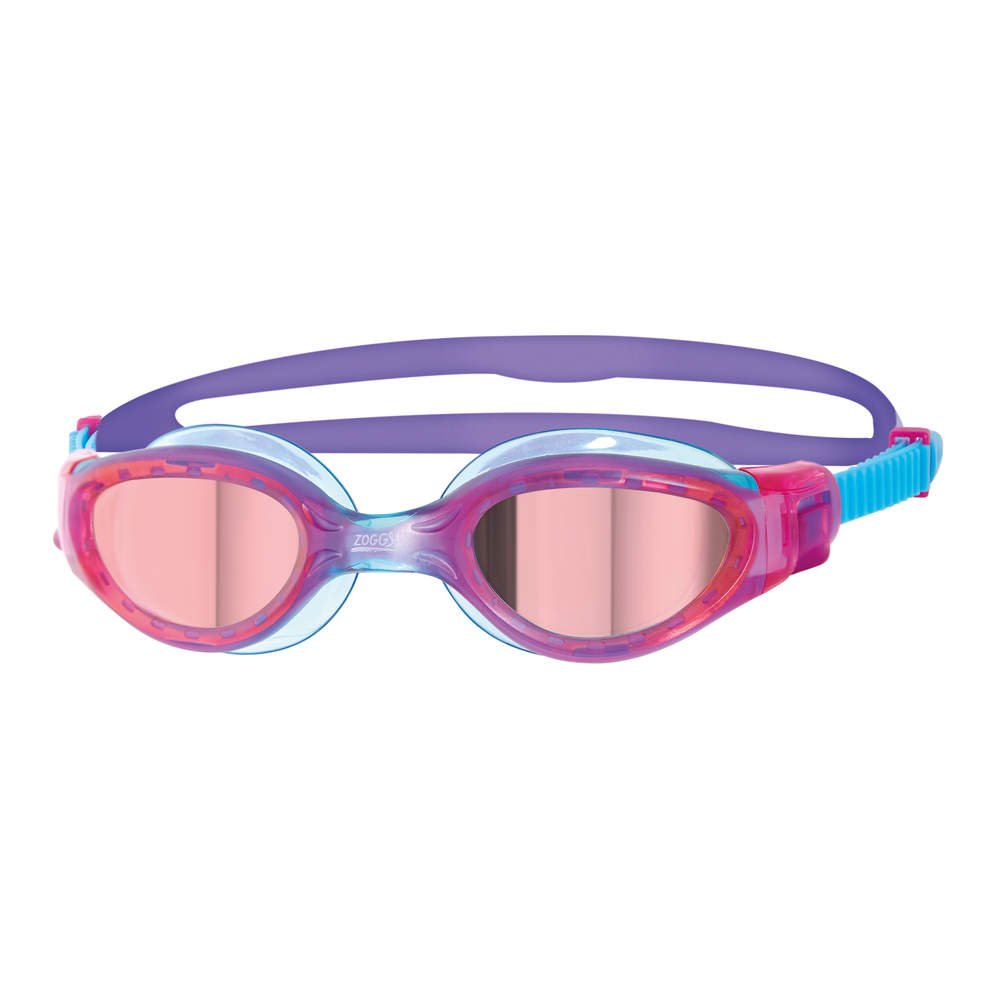 Óculos De Natação Phantom Elite Mirror Júnior Rosa/azul Zoggs - rosa - 