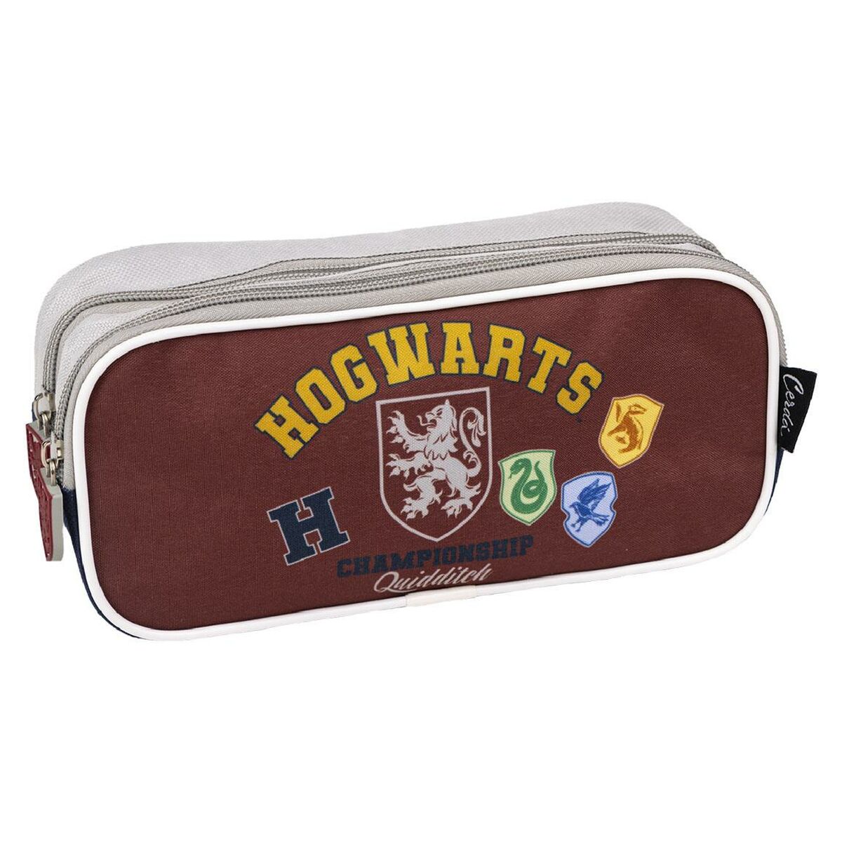 Portatodo Doble Harry Potter Howarts 22,5 X 8 X 10 Cm - rojo - 