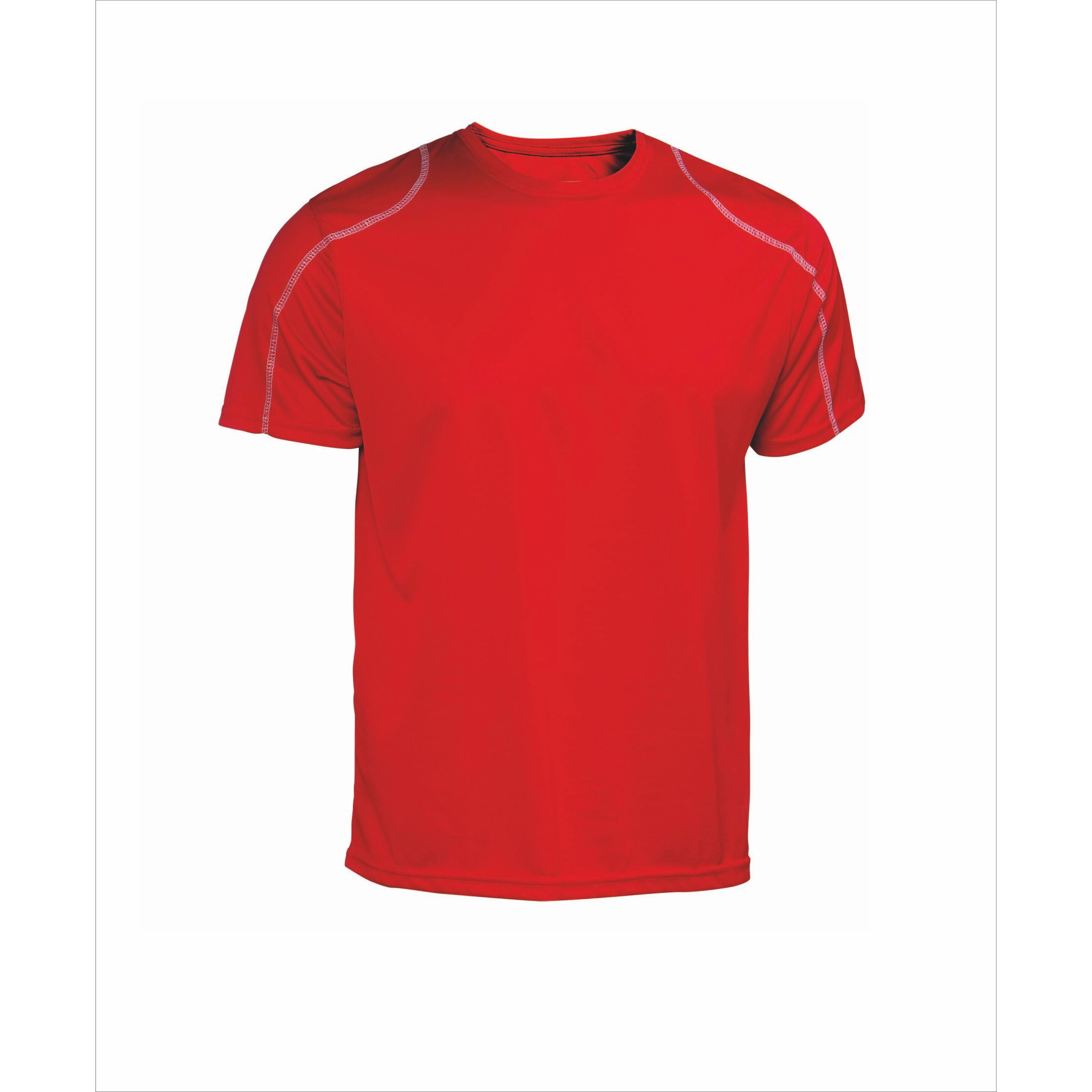 Camiseta Running Modelo Río Asioka - rojo - Camiseta Correr Manga Corta  MKP