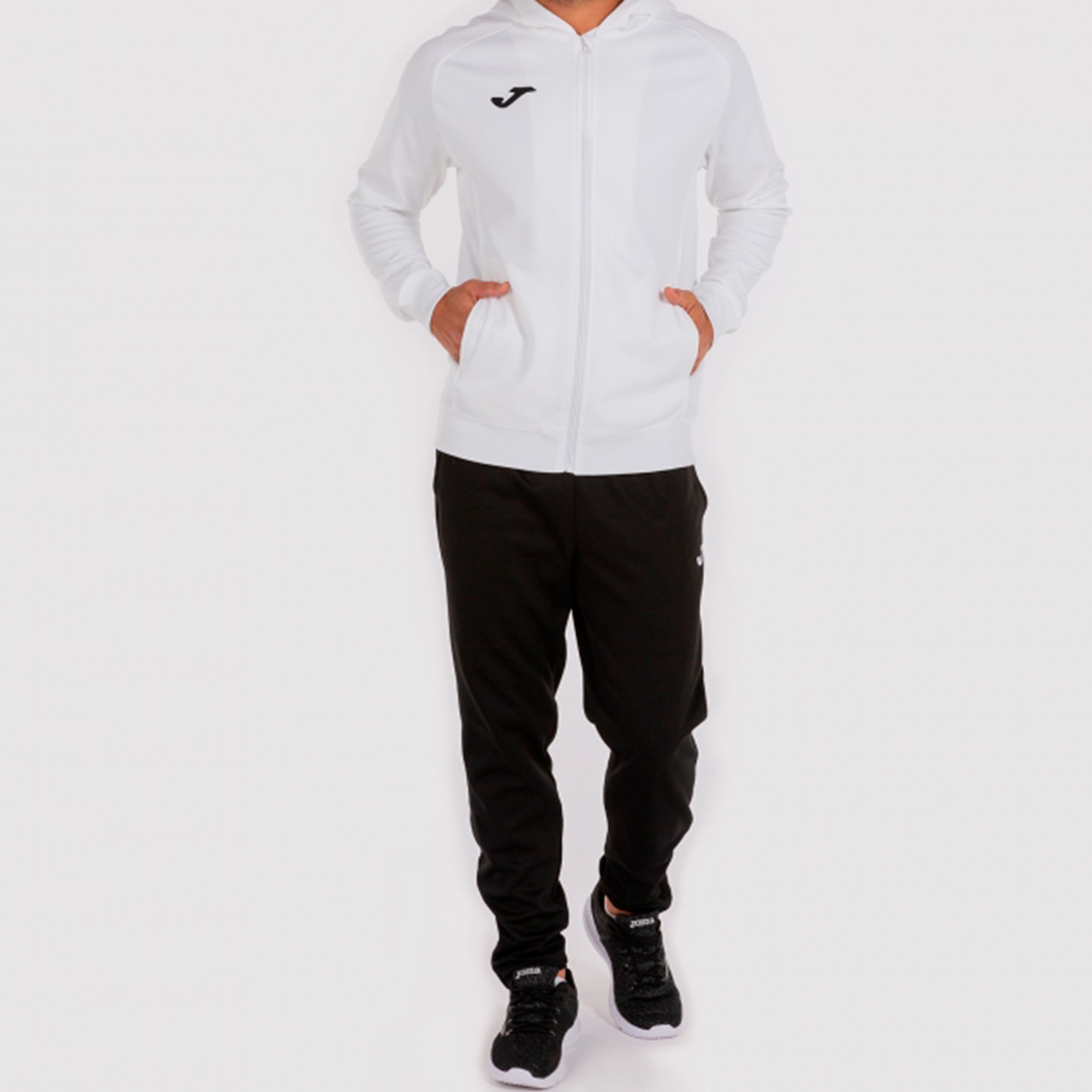 Chaqueta Con Capucha Joma Menfis Blanco