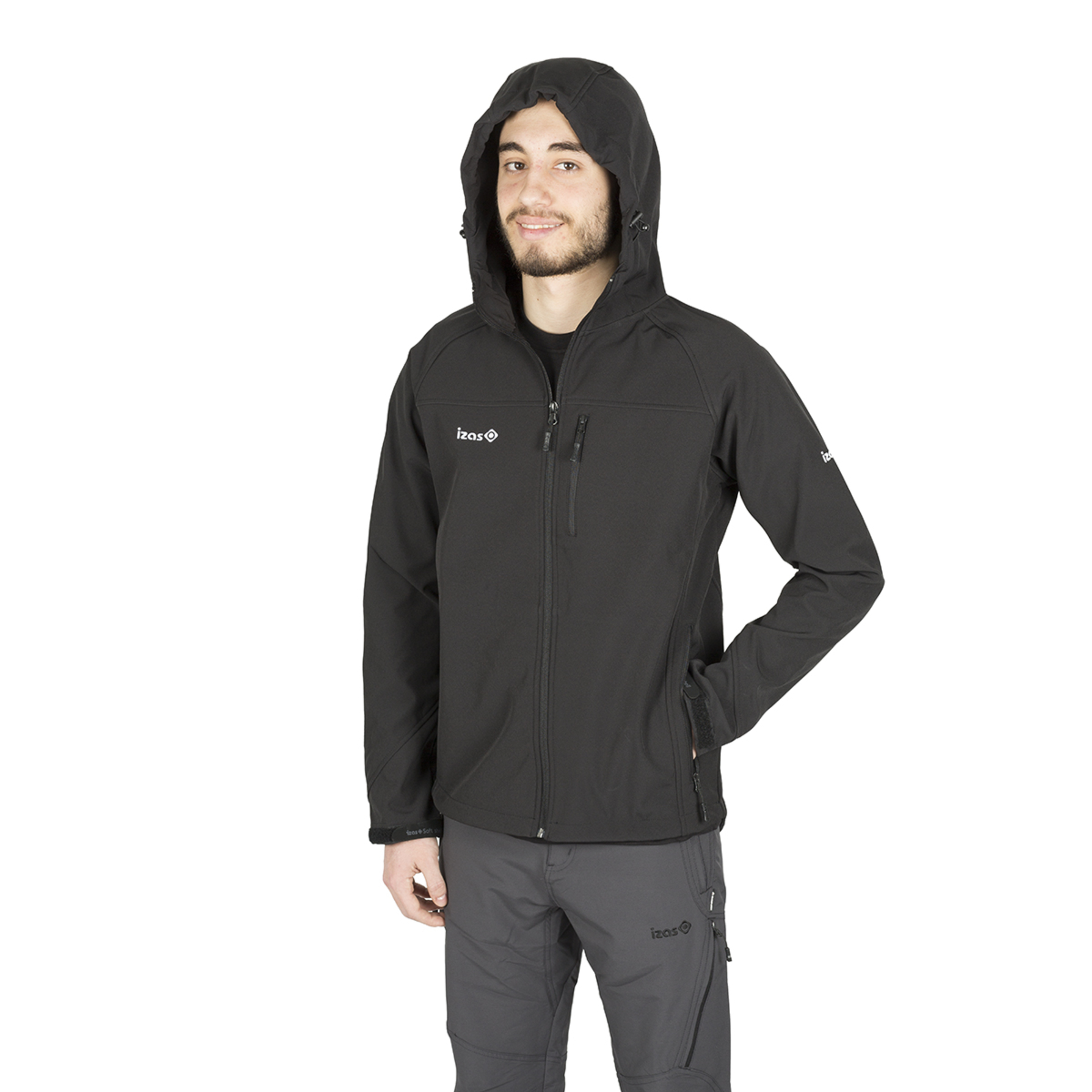 Chaqueta Softshell Con Capucha Stratus Izas