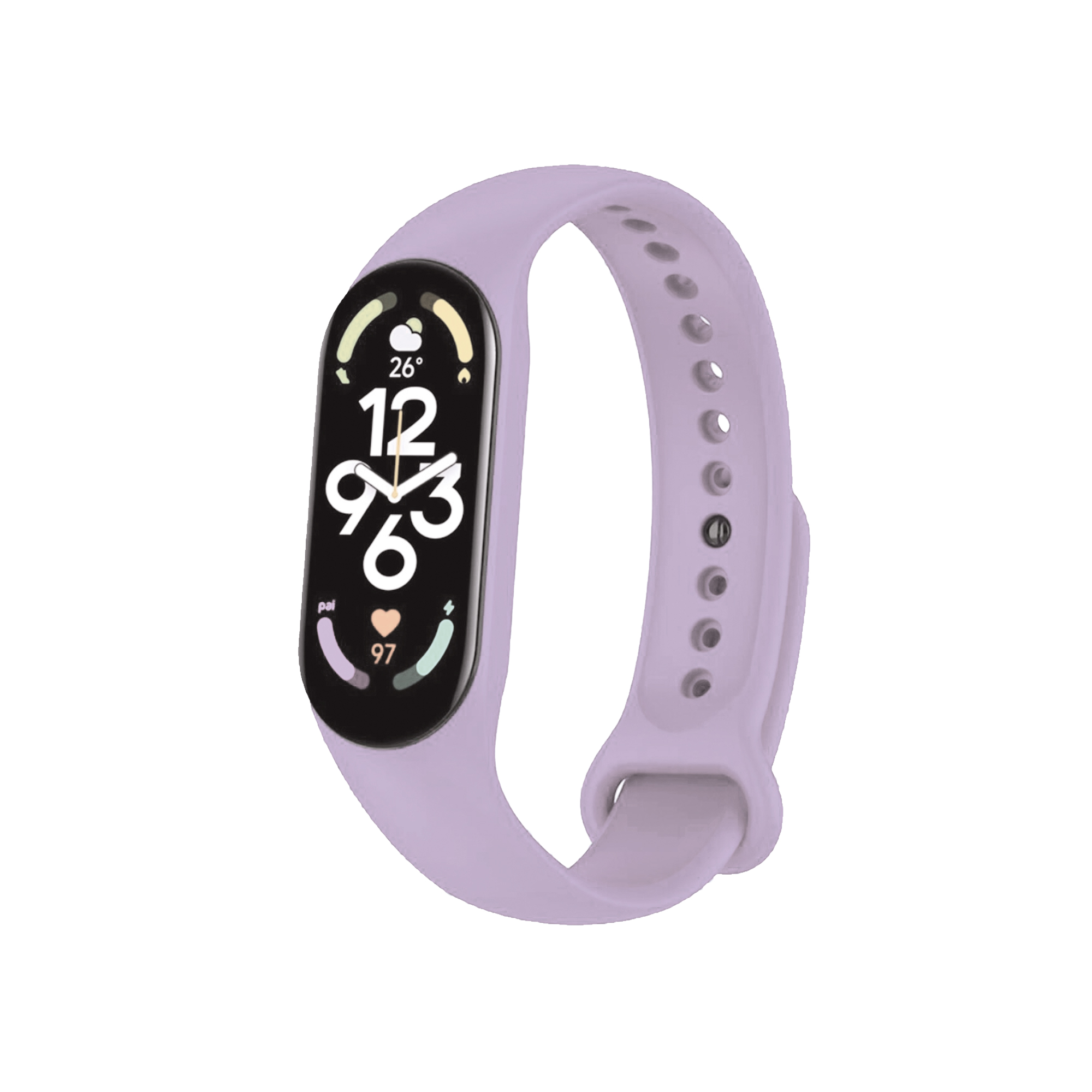 Pulseira De Relógio Tpu De Contato Para Xiaomi Smart Band 7 - violeta - 