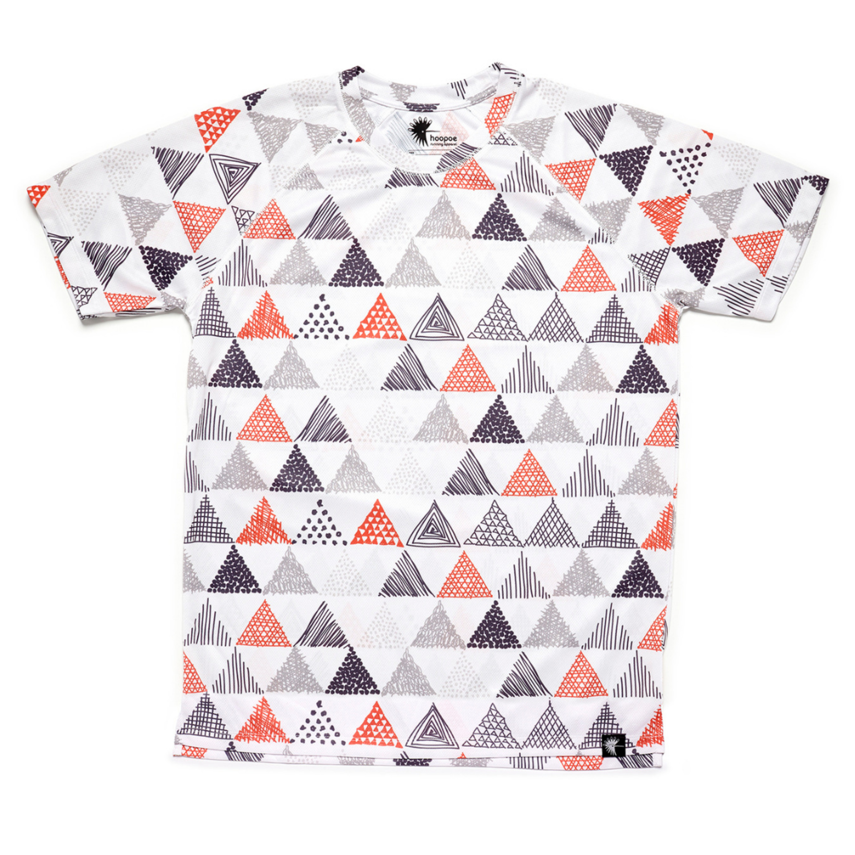 Camiseta De Running Triangles Hoopoe Apparel