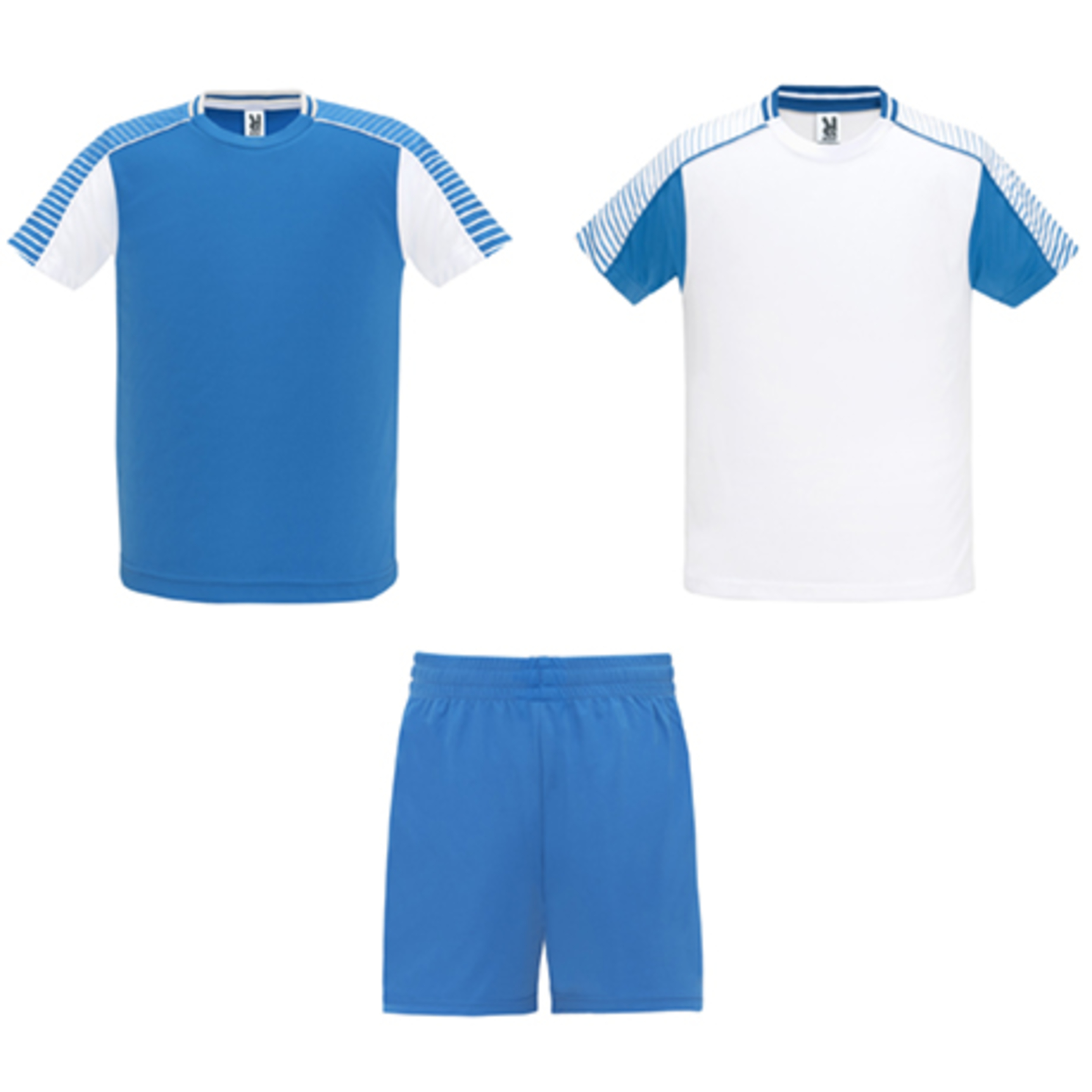Conjunto Deportivo Juve 2 Camisetas Y 1 Pantalón - blanco-azul - 