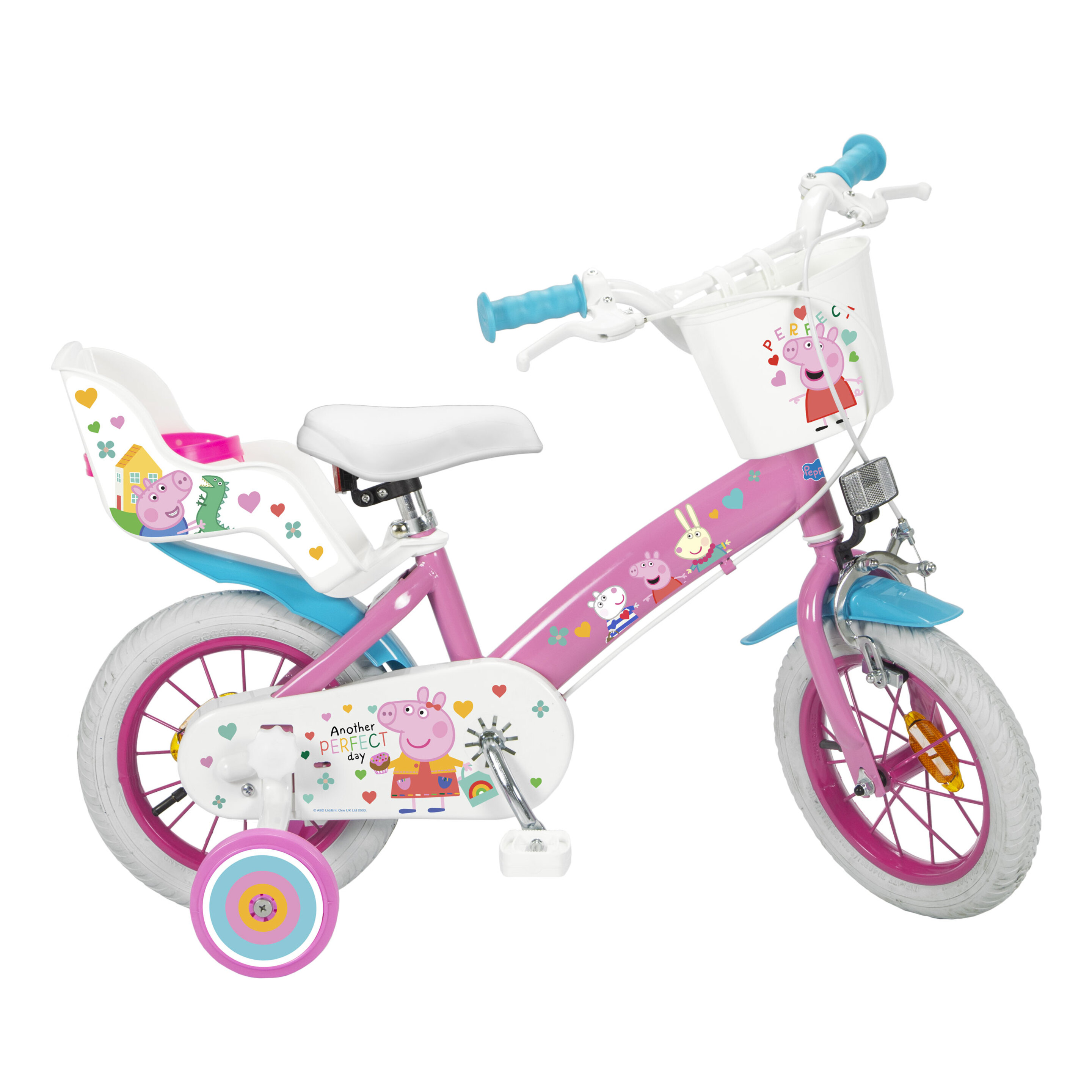 Bicicleta Peppa Pig 12" Toimsa - rosa - 