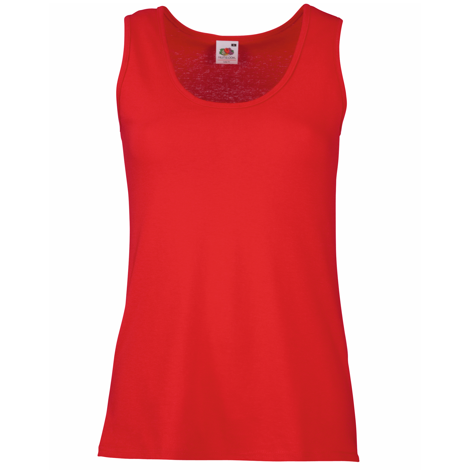 Camiseta De Tirantes Fruit Of The Loom Valueweight - rojo - 