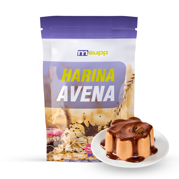 Harina De Avena - 1kg De Mm Supplements Sabor Panna Cotta  MKP