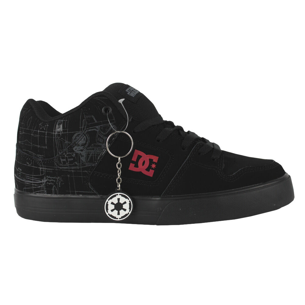 Zapatillas Dc Shoes Sw Pure Mid Adys400085 Black/red (Blr) - negro - 