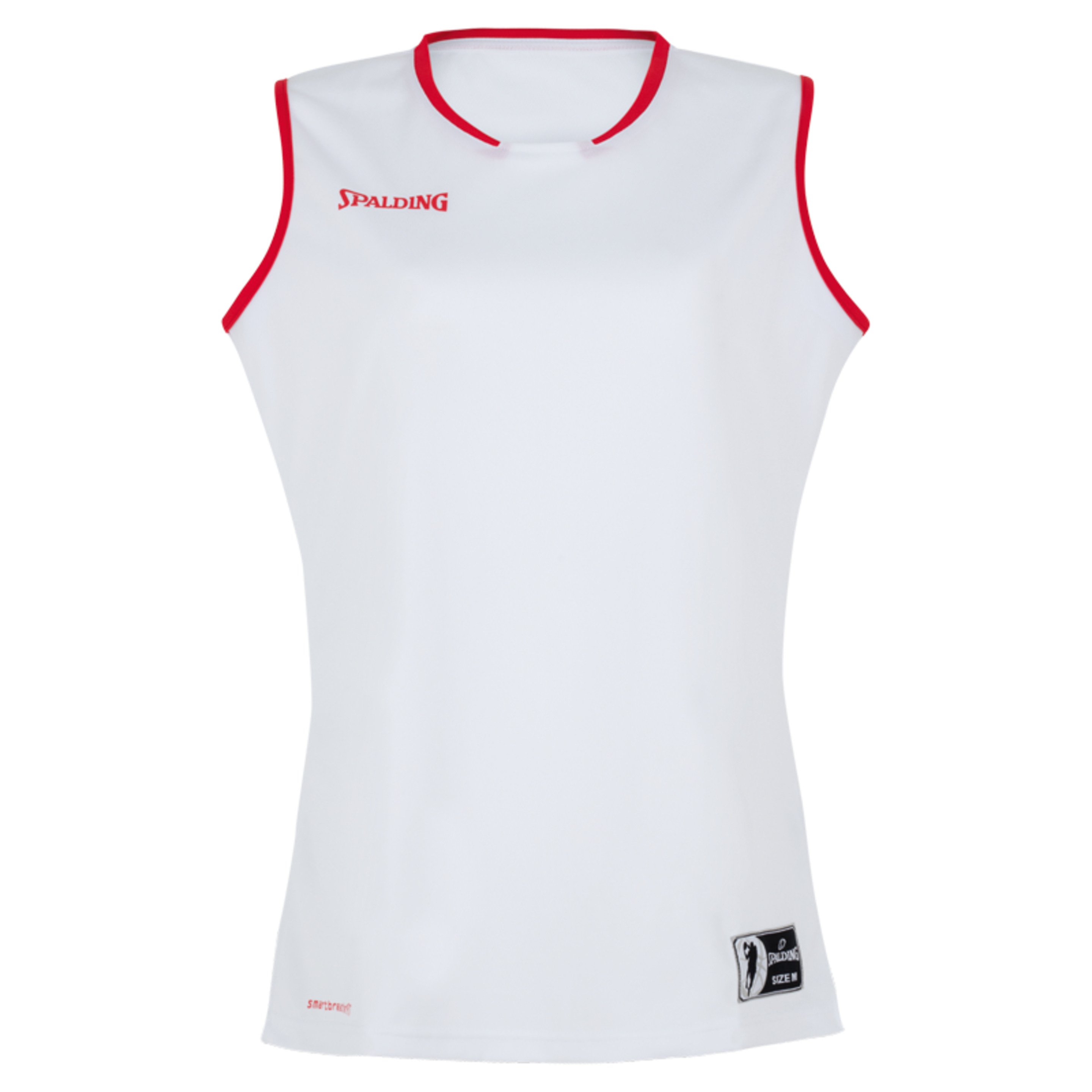 Move Tank Top Women Blanco/rojo Spalding - blanco_rojo - Camiseta De Baloncesto Move Tank Top Women  MKP