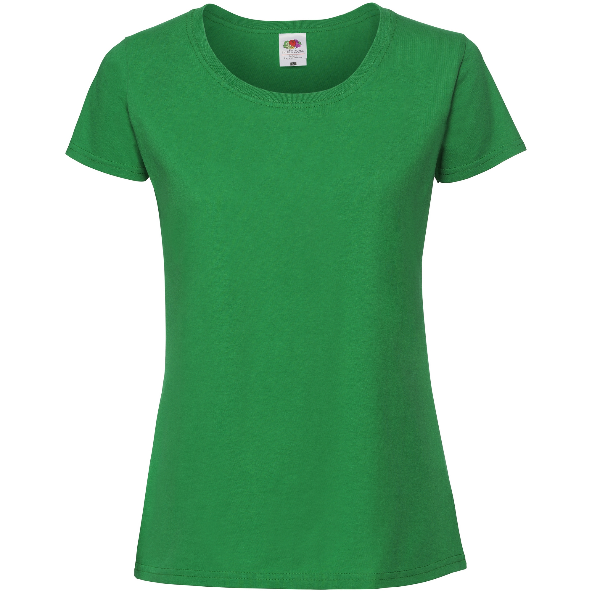 T-shirt Ajustada Fruit Of The Loom - verde - 