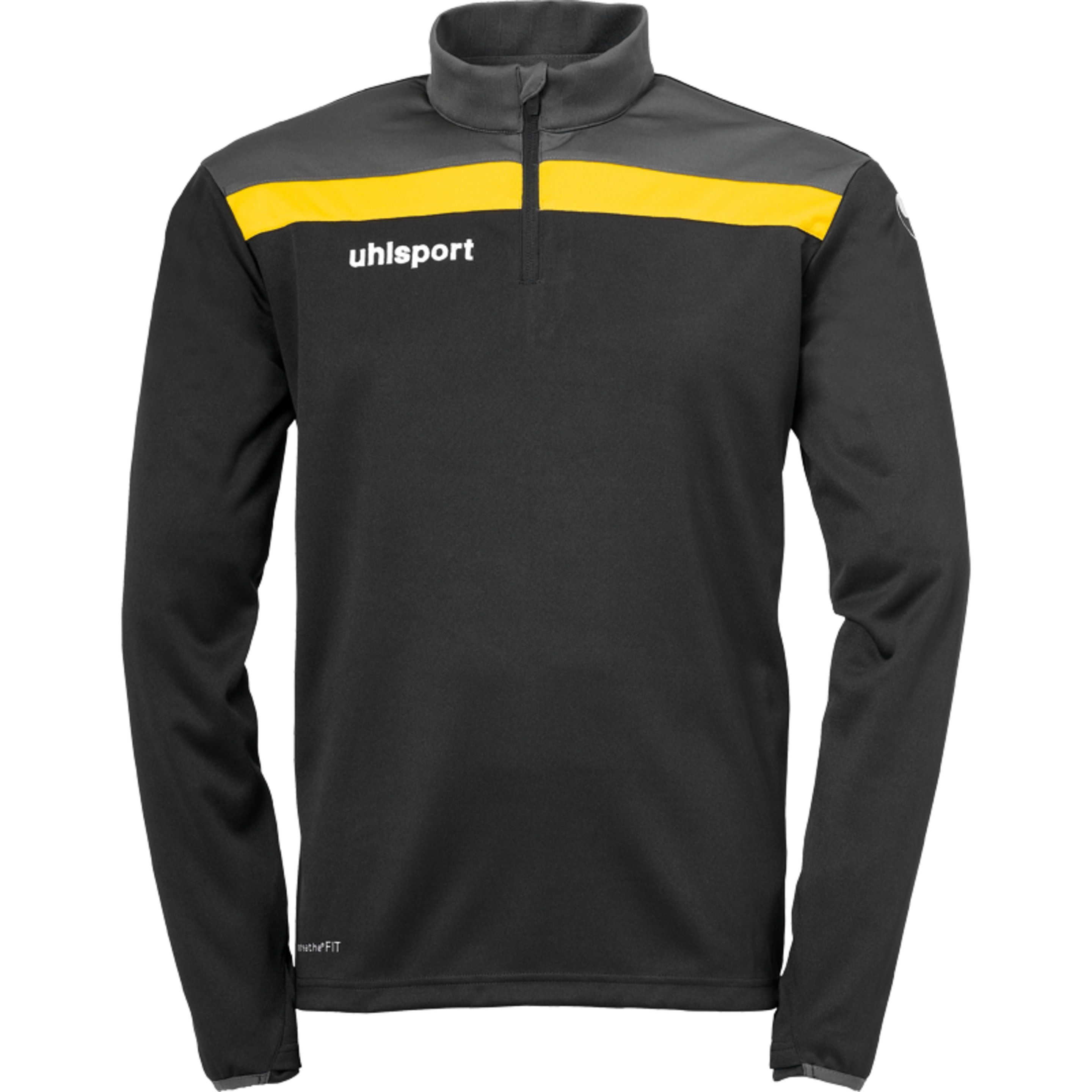 Offense 23 1/4 Zip Top Negro/antracita/lima Amar Uhlsport