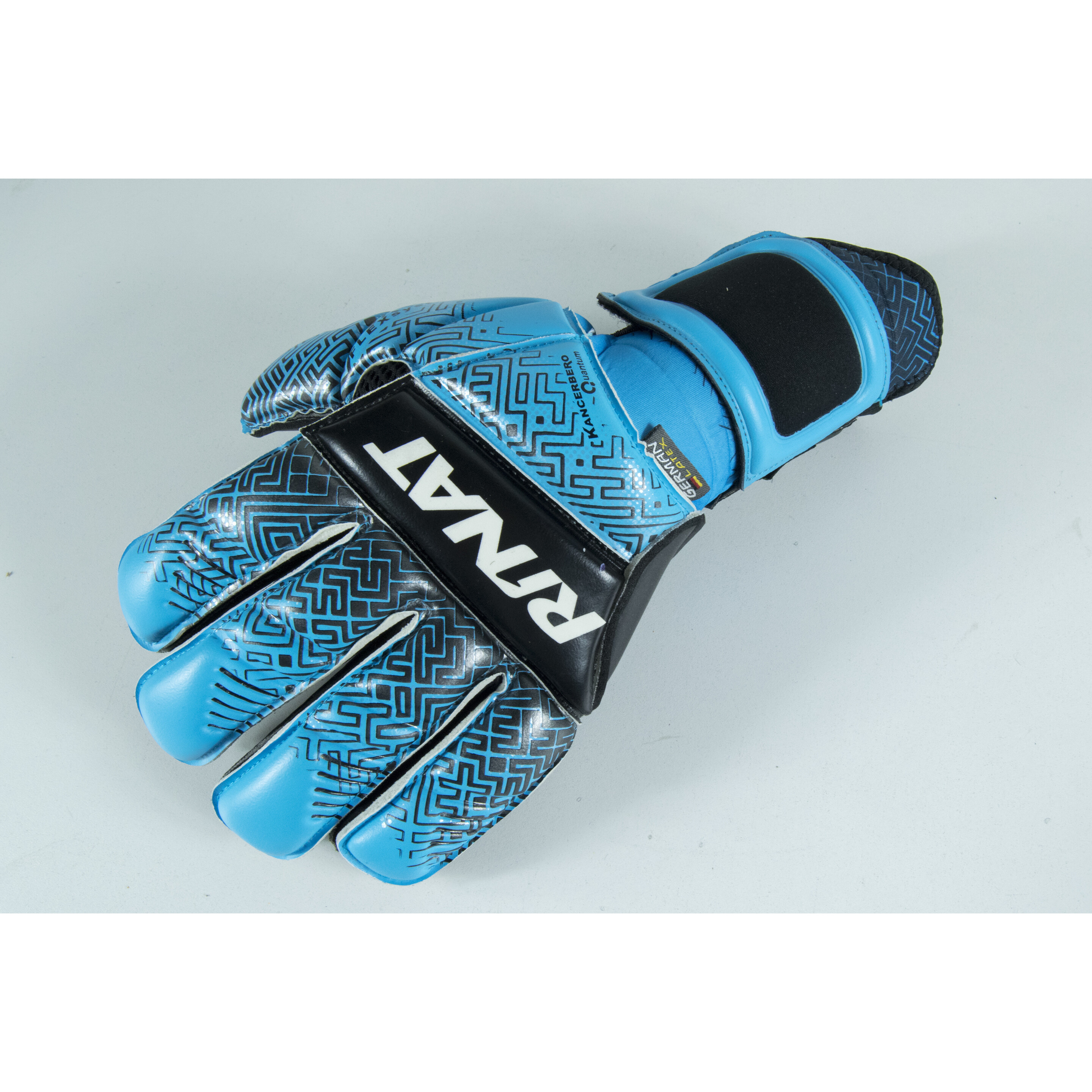 Guante De Portero Rinat Kancerbero Quantum Pro Azul/ Negro