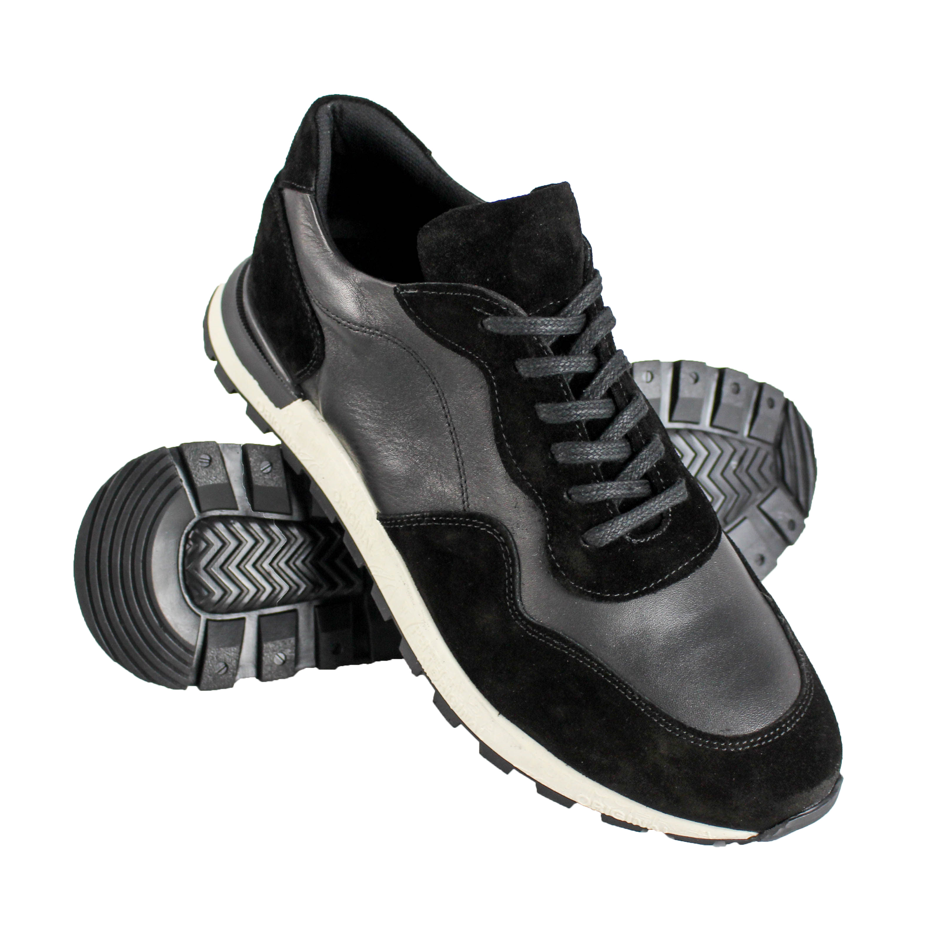 Zerimar Zapatos Sneaker Deportivos Para Hombre - negro - 
