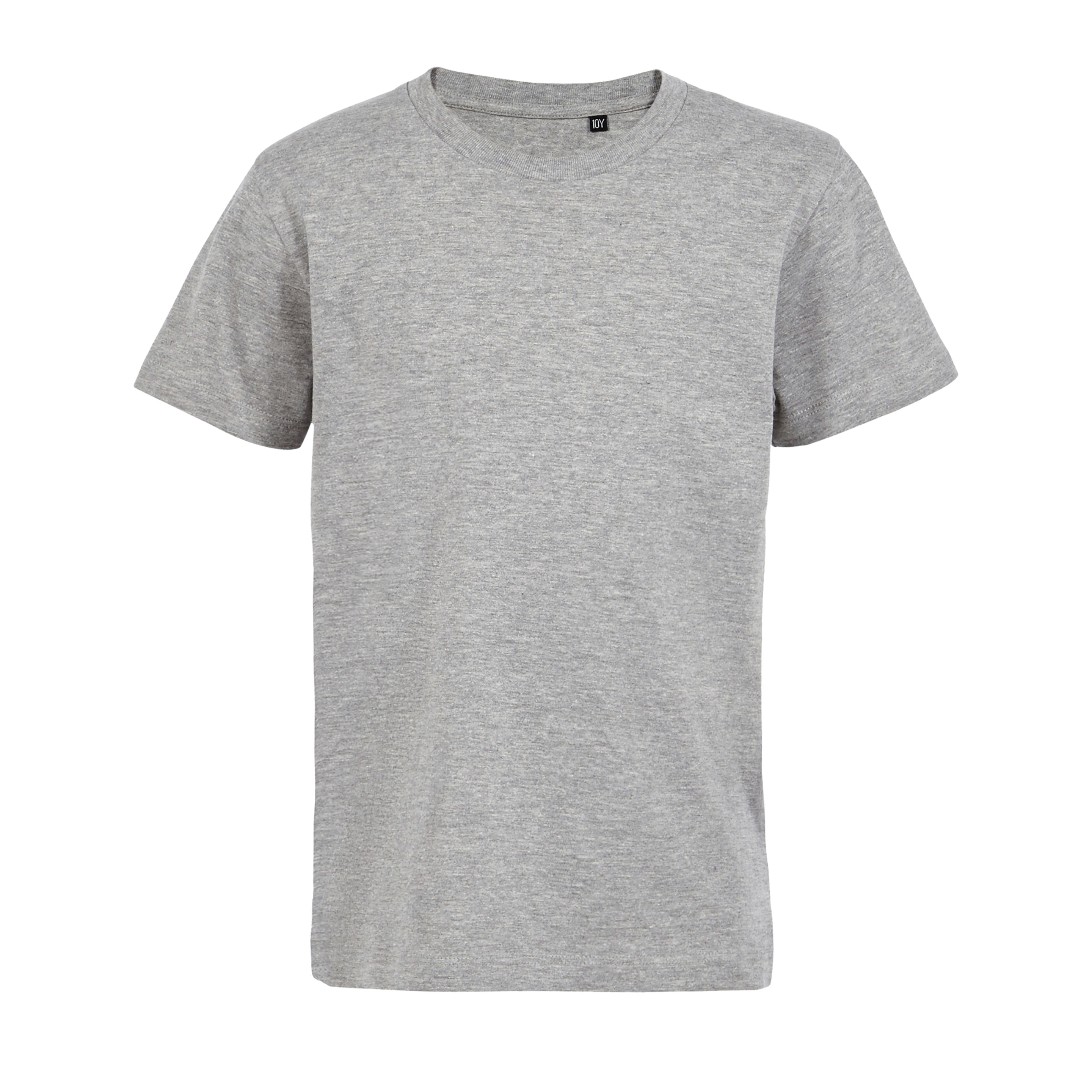 Camiseta Ajustada De Cuello Redondo Martin - gris-mezclado - 