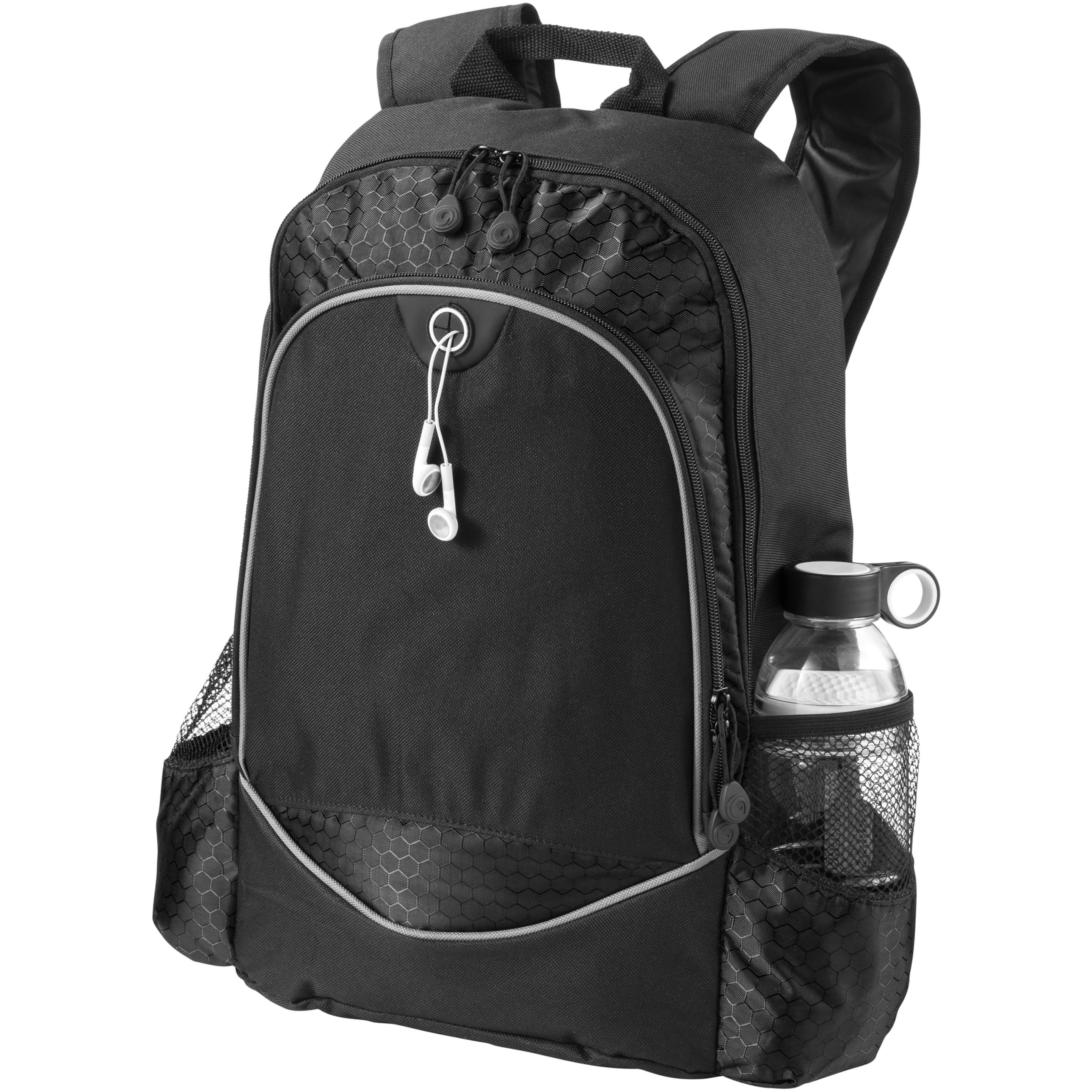 Mochila Para Portátiles De 15 Pulgadas Modelo Benton Bullet (Negro)