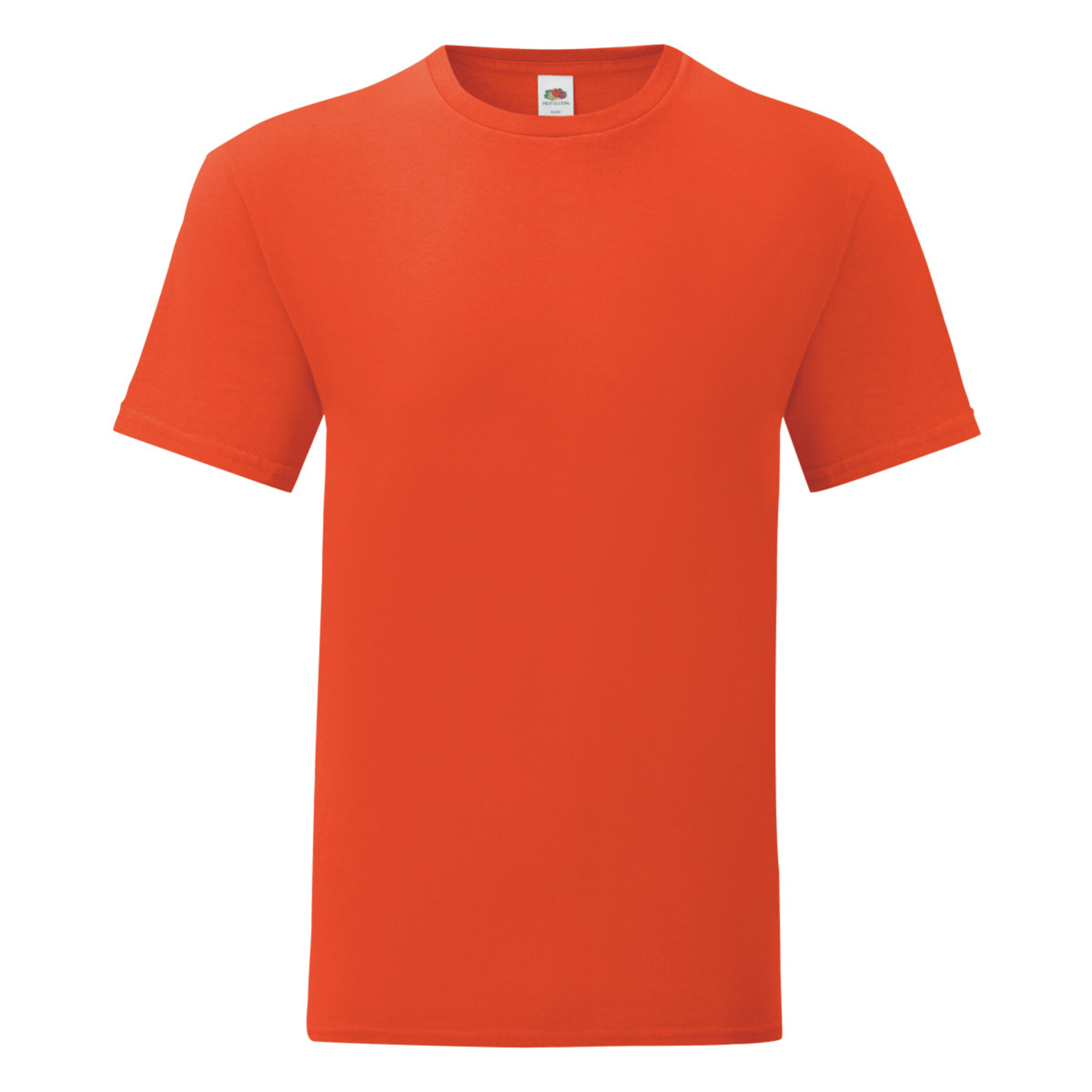Camiseta Emblemática De La Marca Caballero Fruit Of The Loom Iconic 150 - naranja - 