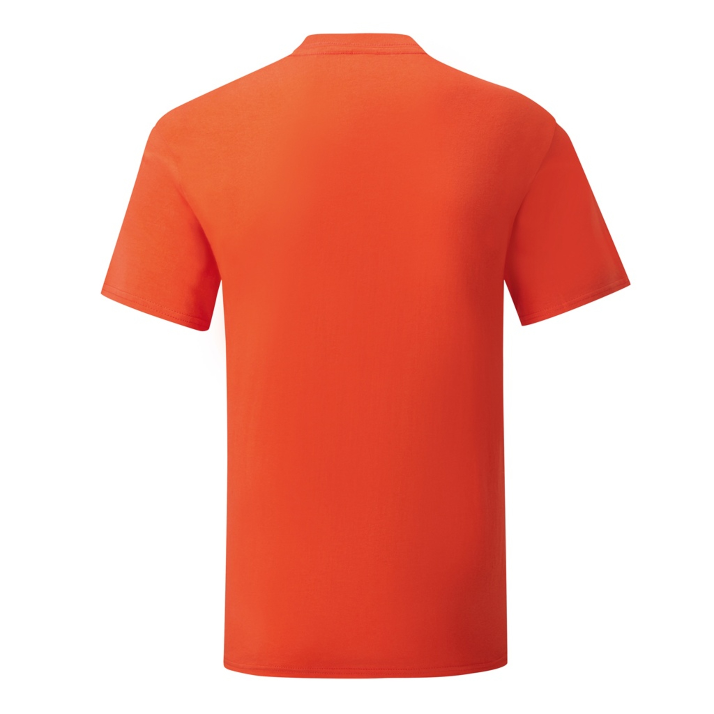 Fruit Of The Loom - Camiseta Emblemática De La Marca Para Hombre Caballero (Naranja Llama)