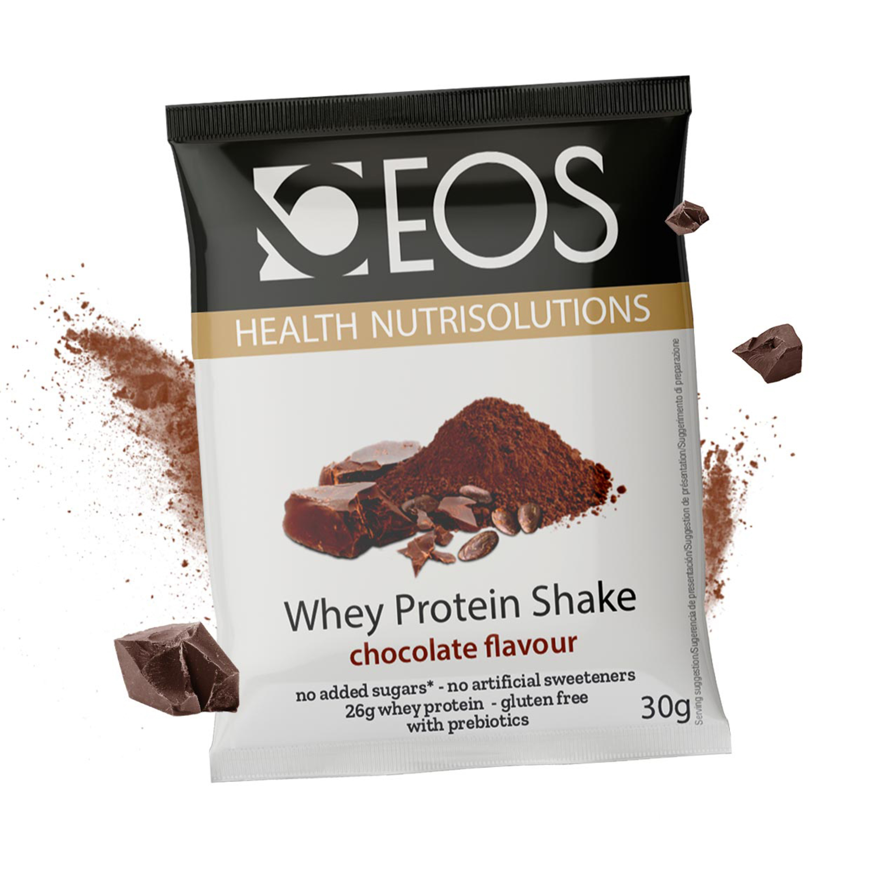 Whey Protein Shake Chocolate Eos - Sabor Chocolate  MKP