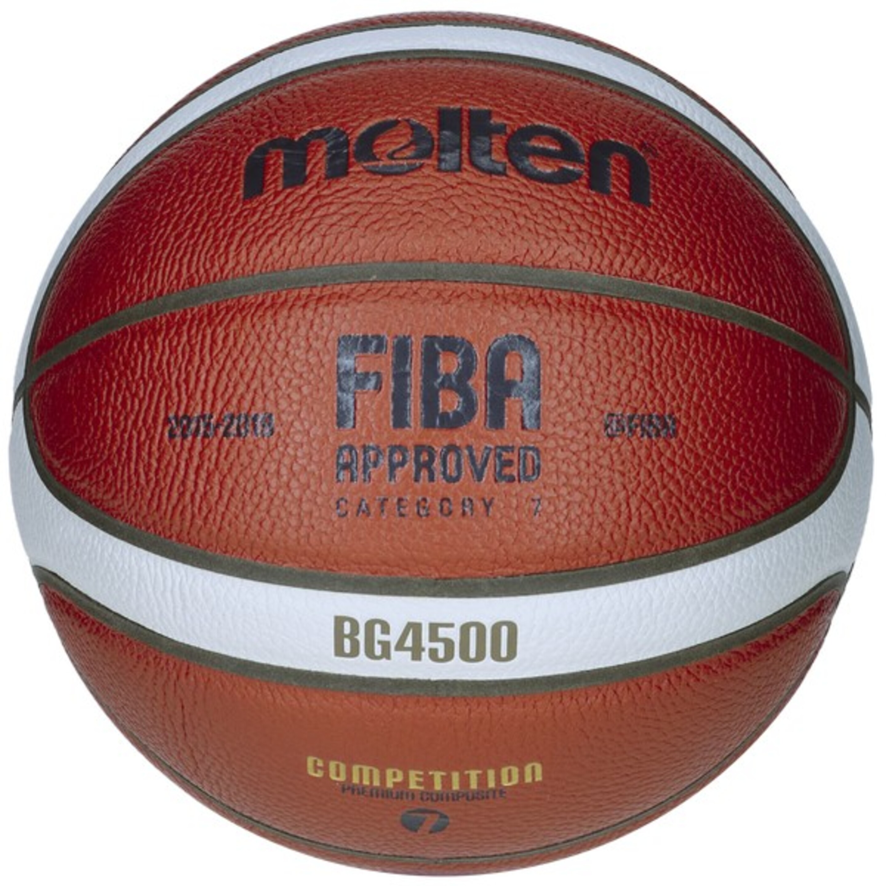 Balón De Baloncesto Molten B7g4500 Cuero Sintético