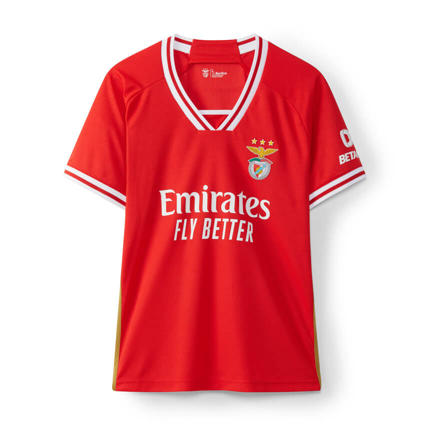 Réplica De La Camiseta Principal Del Benfica 2023 2024