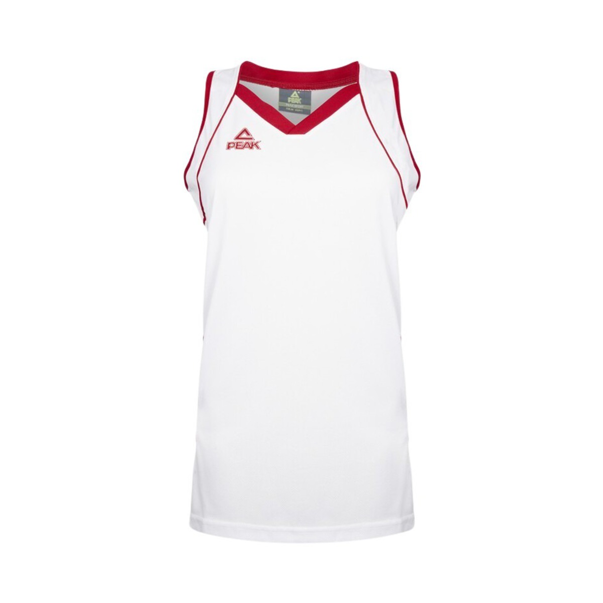 Camiseta De Niña Peak Match - blanco-rojo - 
