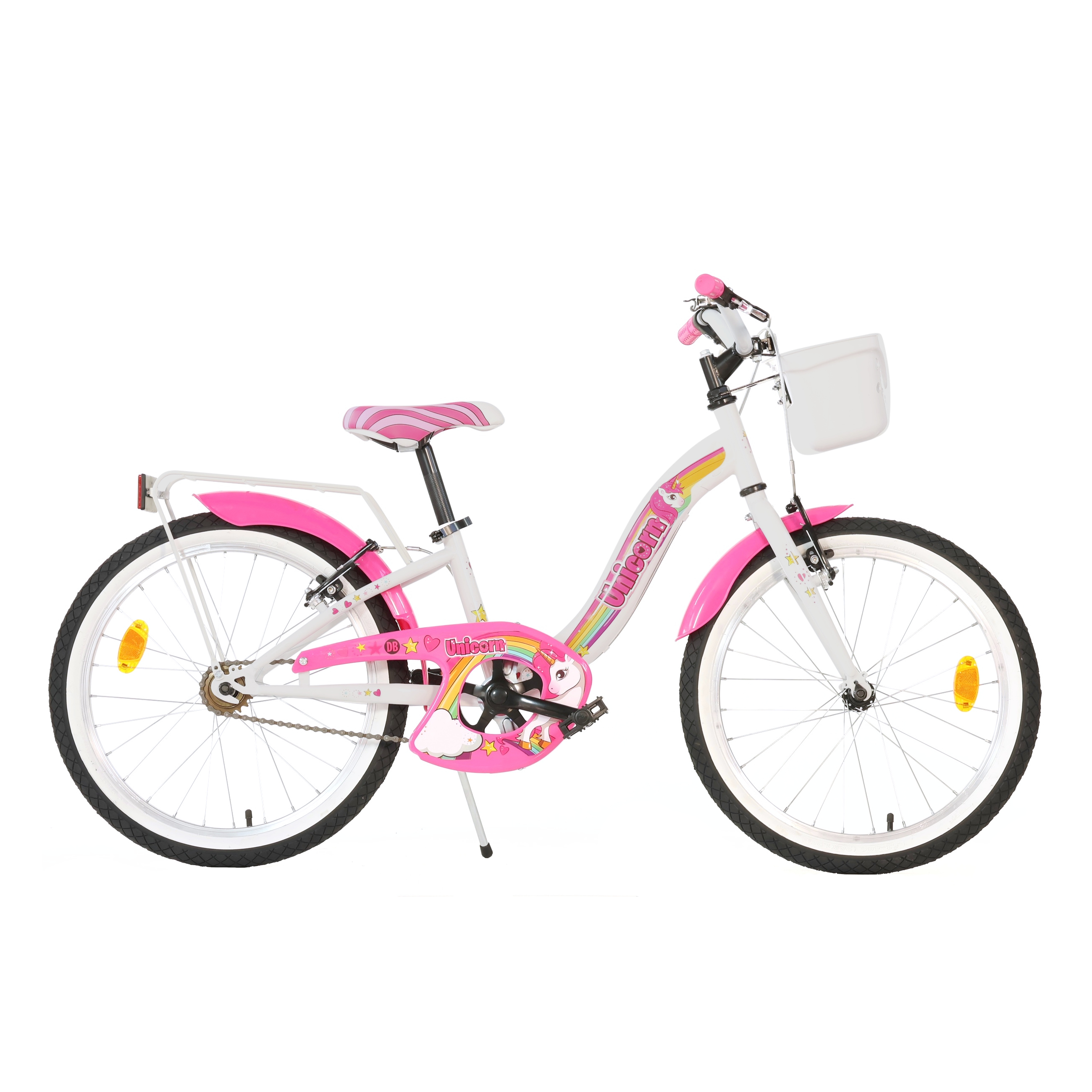 Bicicleta Niños 20 Pulgadas Unicorn Rosado 7 Años - rosa - 