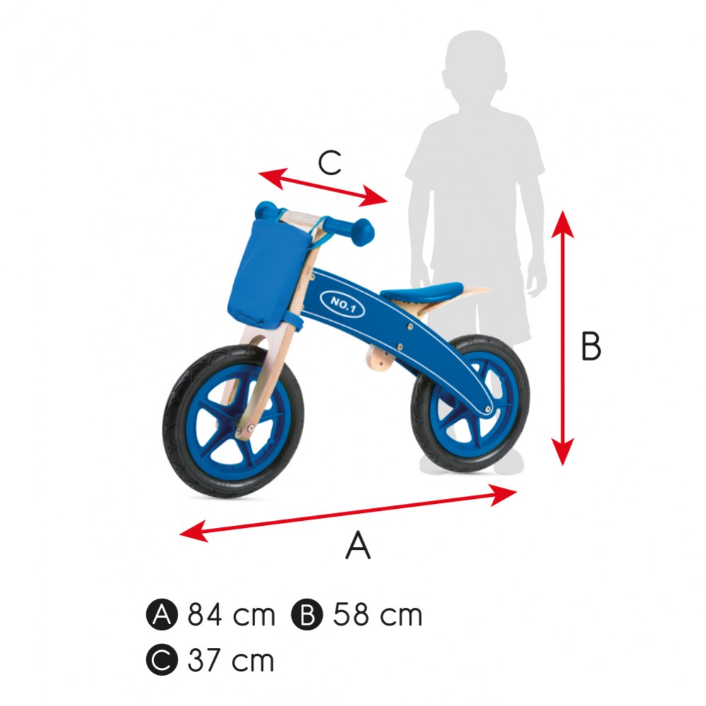 Bicicleta Sem Pedais De Madeira