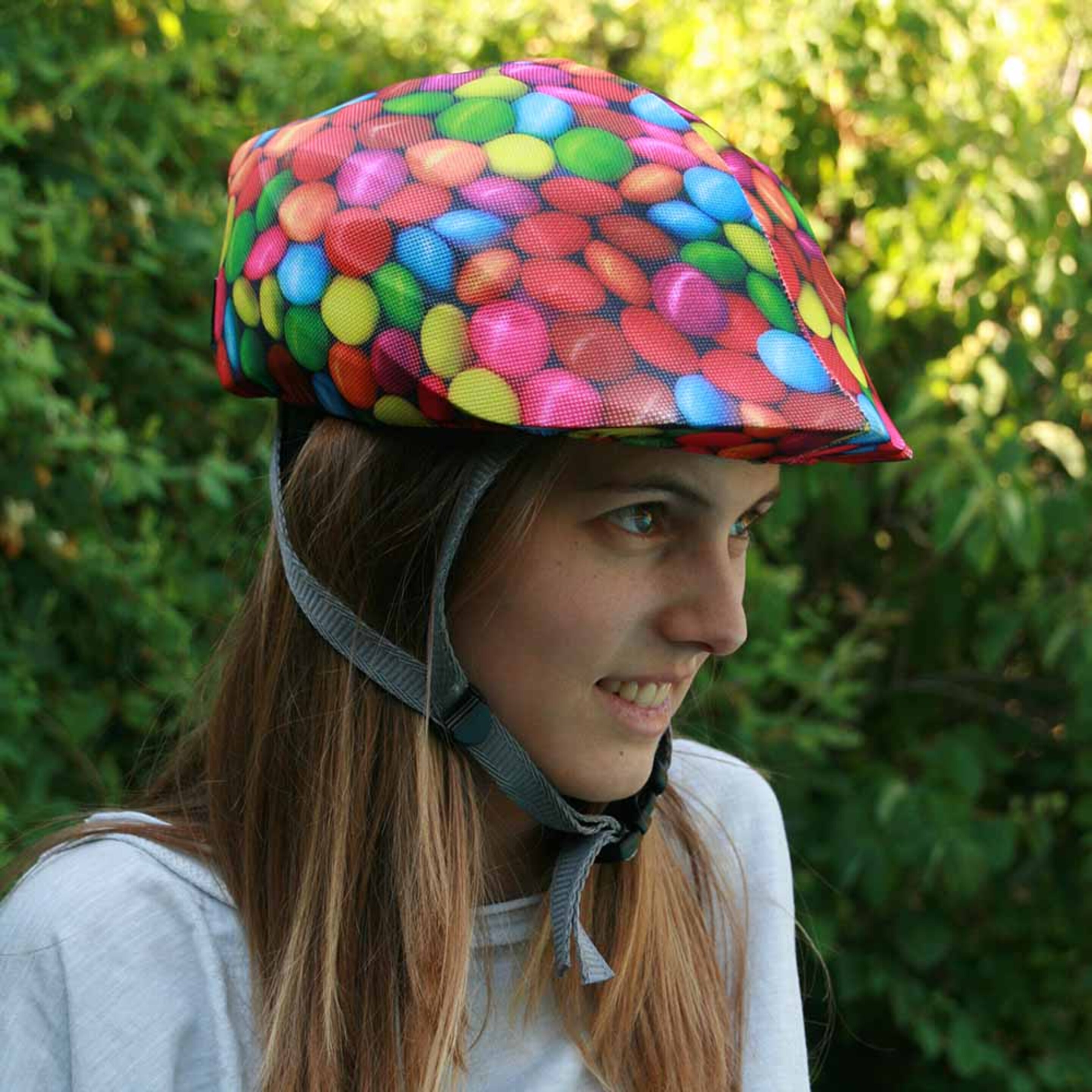 Funda Para Casco De Bici Smarties - Multicolor - Casco Bicicleta  MKP