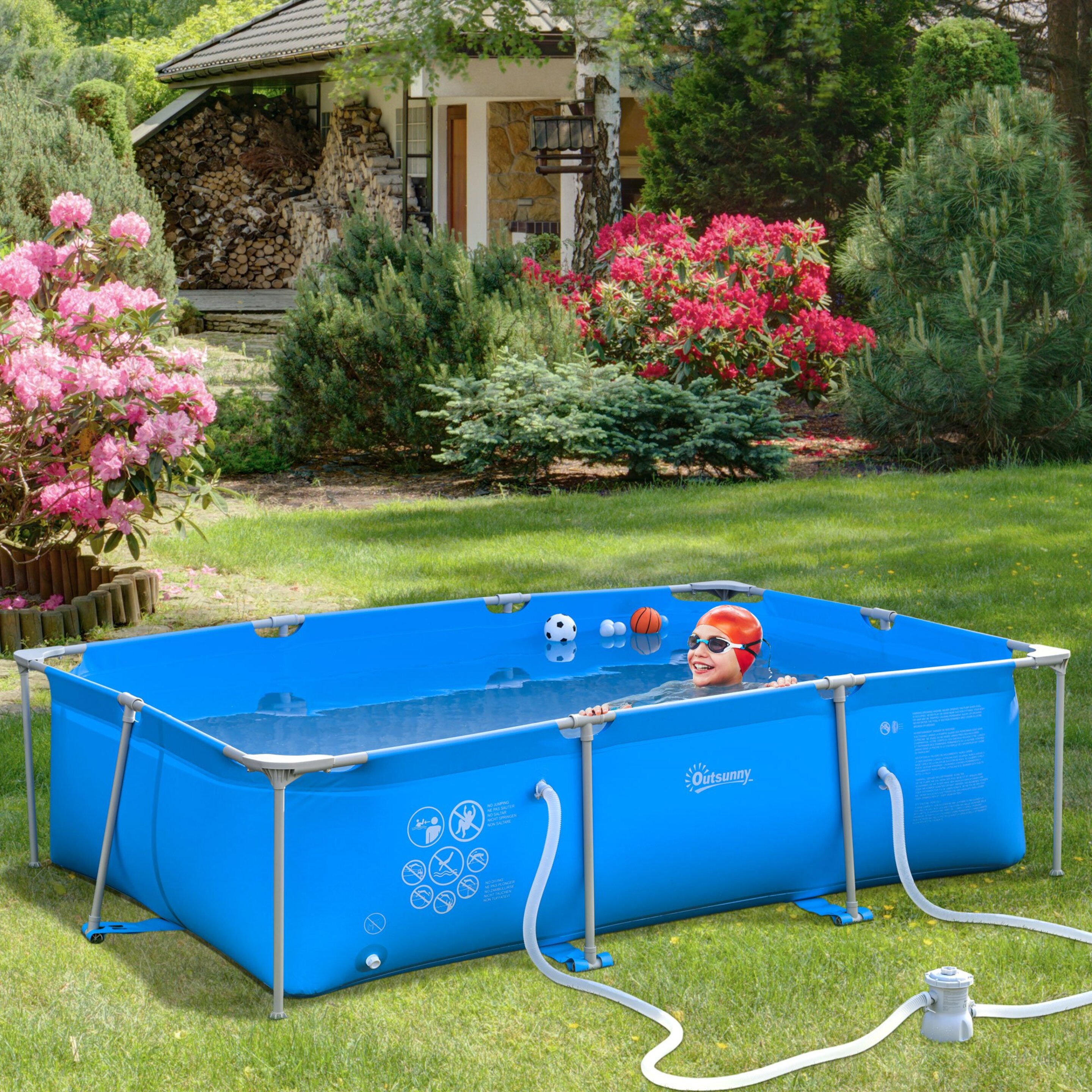 Piscina Desmontable Outsunny 848-016v91