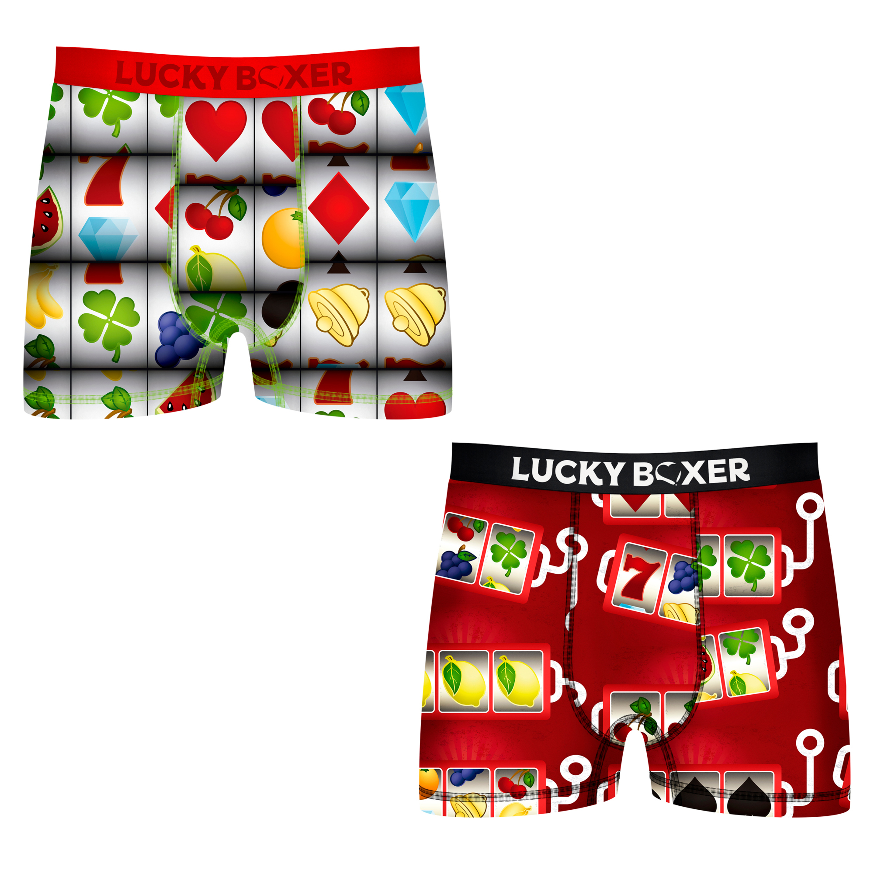 Pack 2 Cuecas Lucky Boxer - multicolor - 