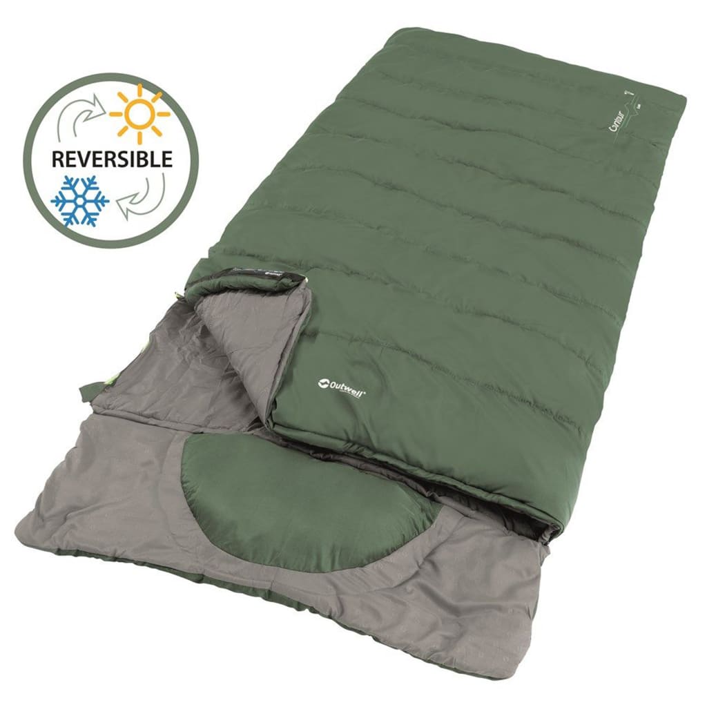 Outwell Saco De Dormir Contour Lux Verde Xl