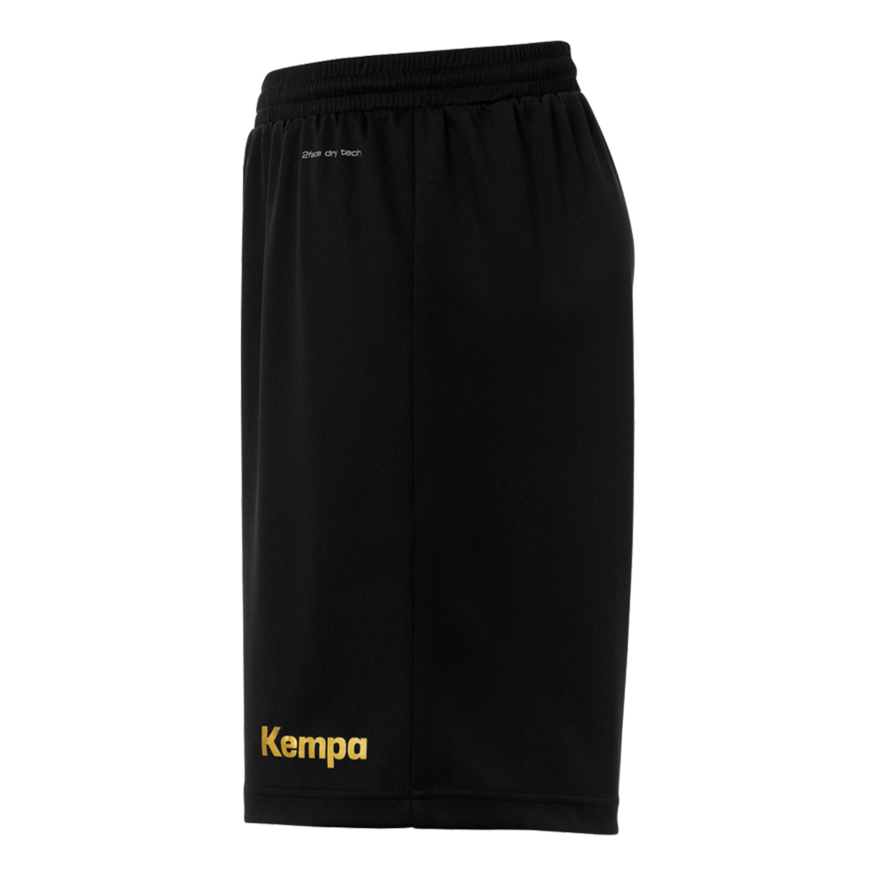 Curve Shorts Negro/dorado Kempa