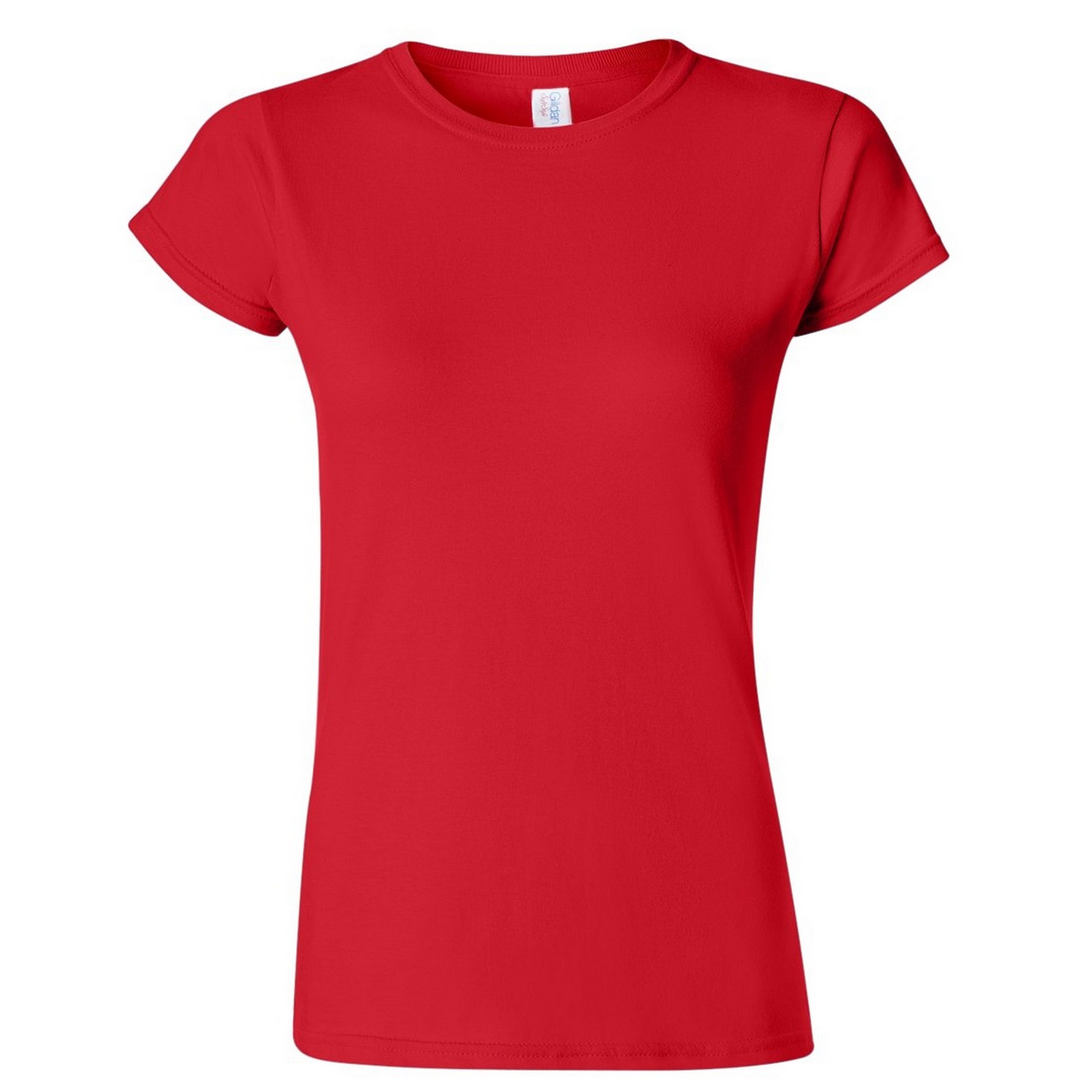 Camiseta De Manga Corta Gildan - rojo-claro - 