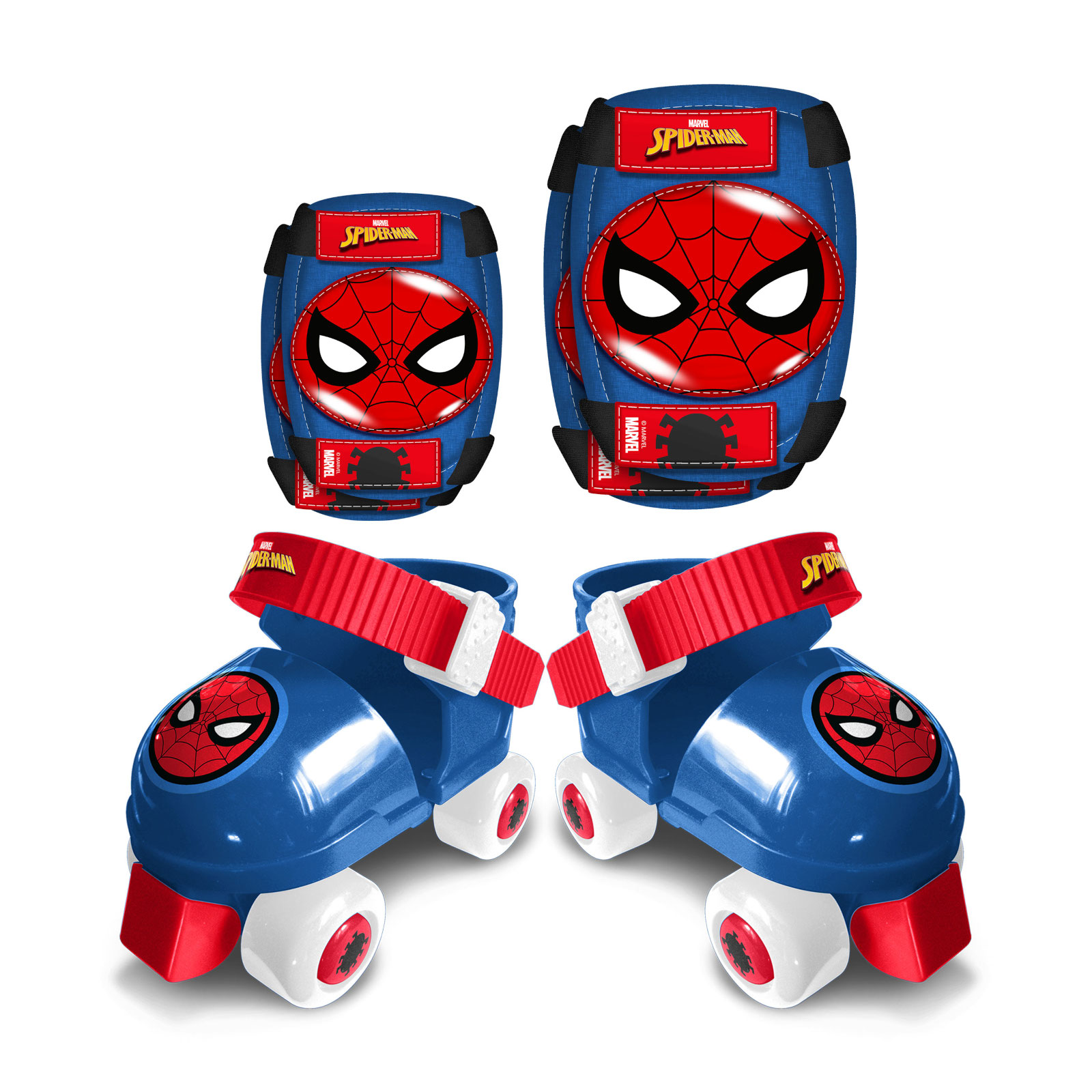 Pack Patines Y Protecciones Spider-man  MKP