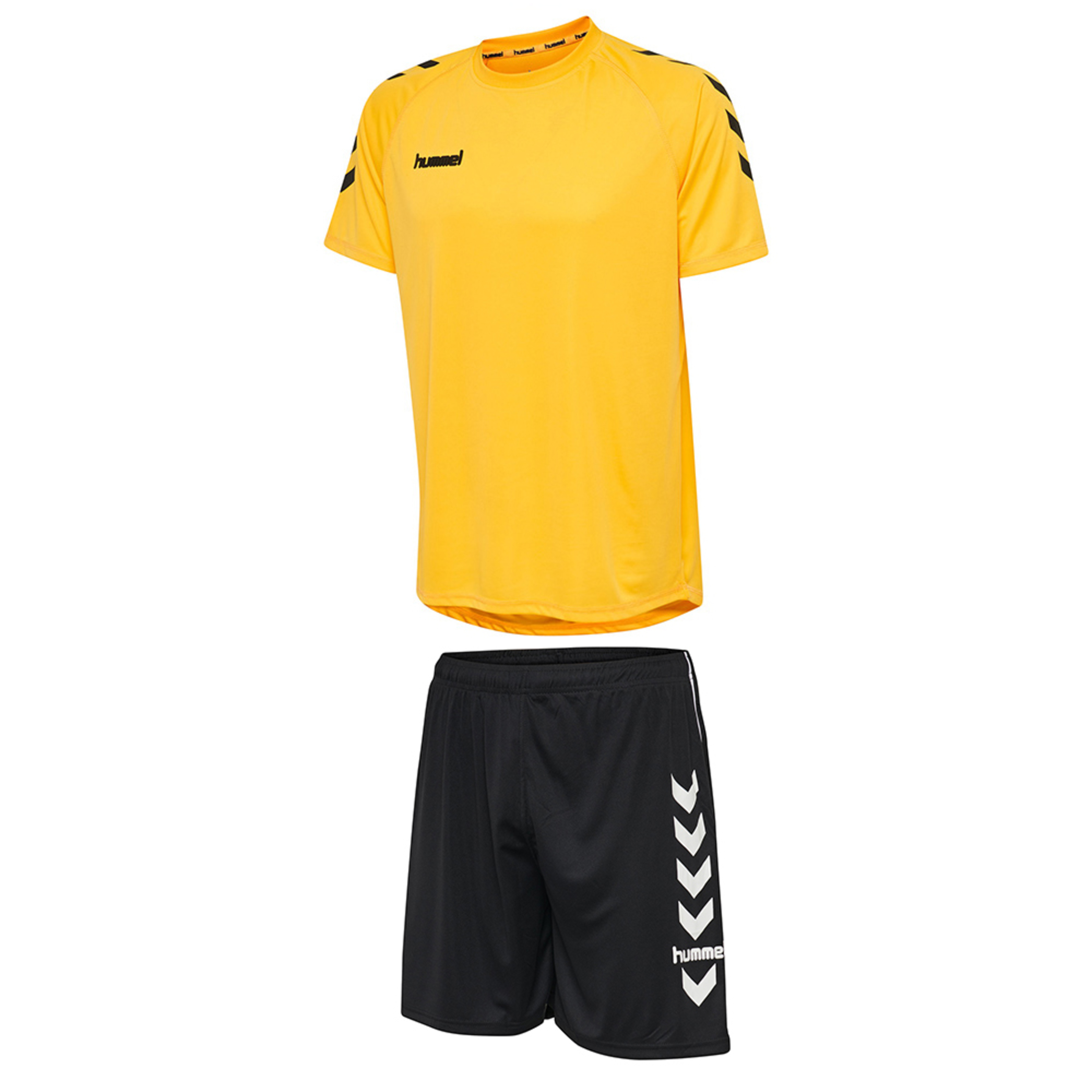 Equipación Hummel Futbol - amarillo-negro - 