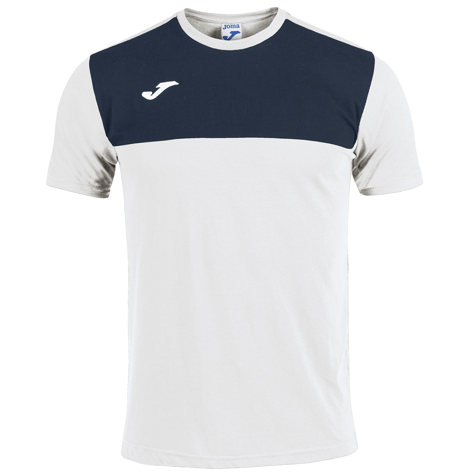 Camiseta Manga Corta Joma Winner Blanco Marino