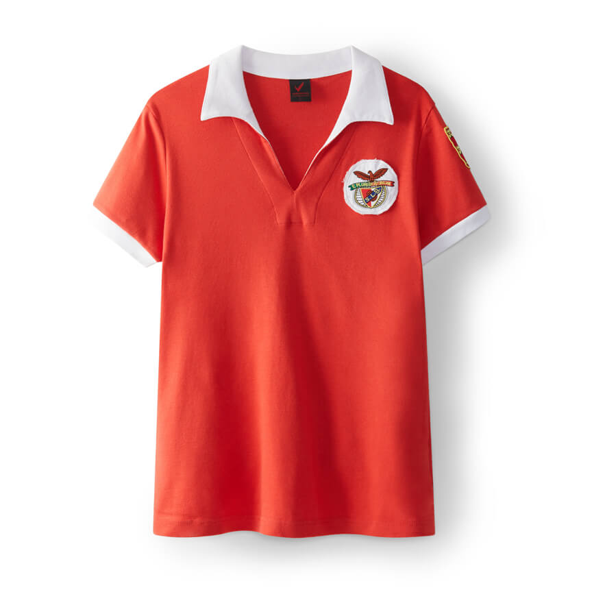 Polo Camiseta Retro Benfica Campeón De Europa 1961 - rojo-blanco - 