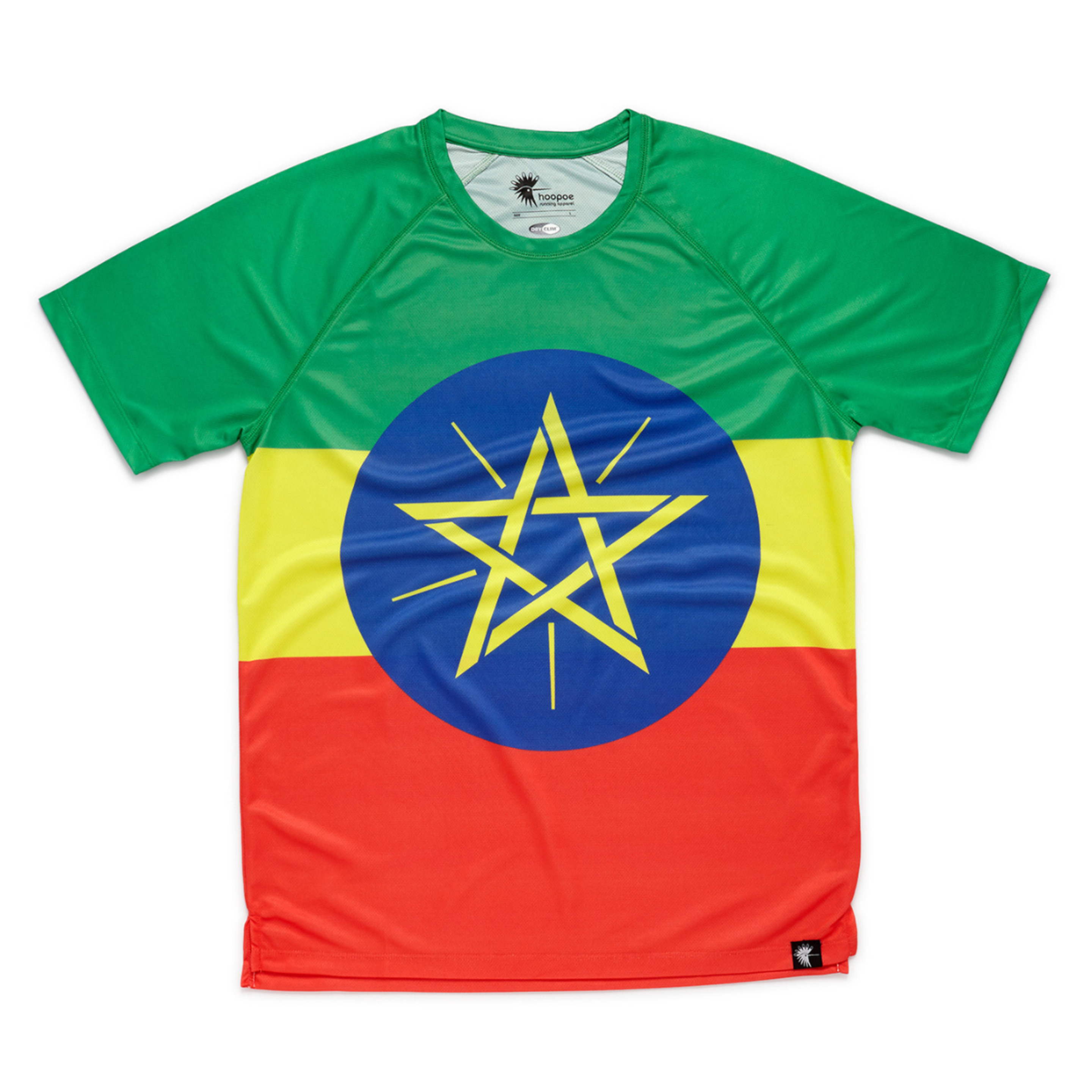 Camiseta De Running Adis Abeba Hoopoe Apparel - multicolor - Divertida, Original Y Molona.  MKP