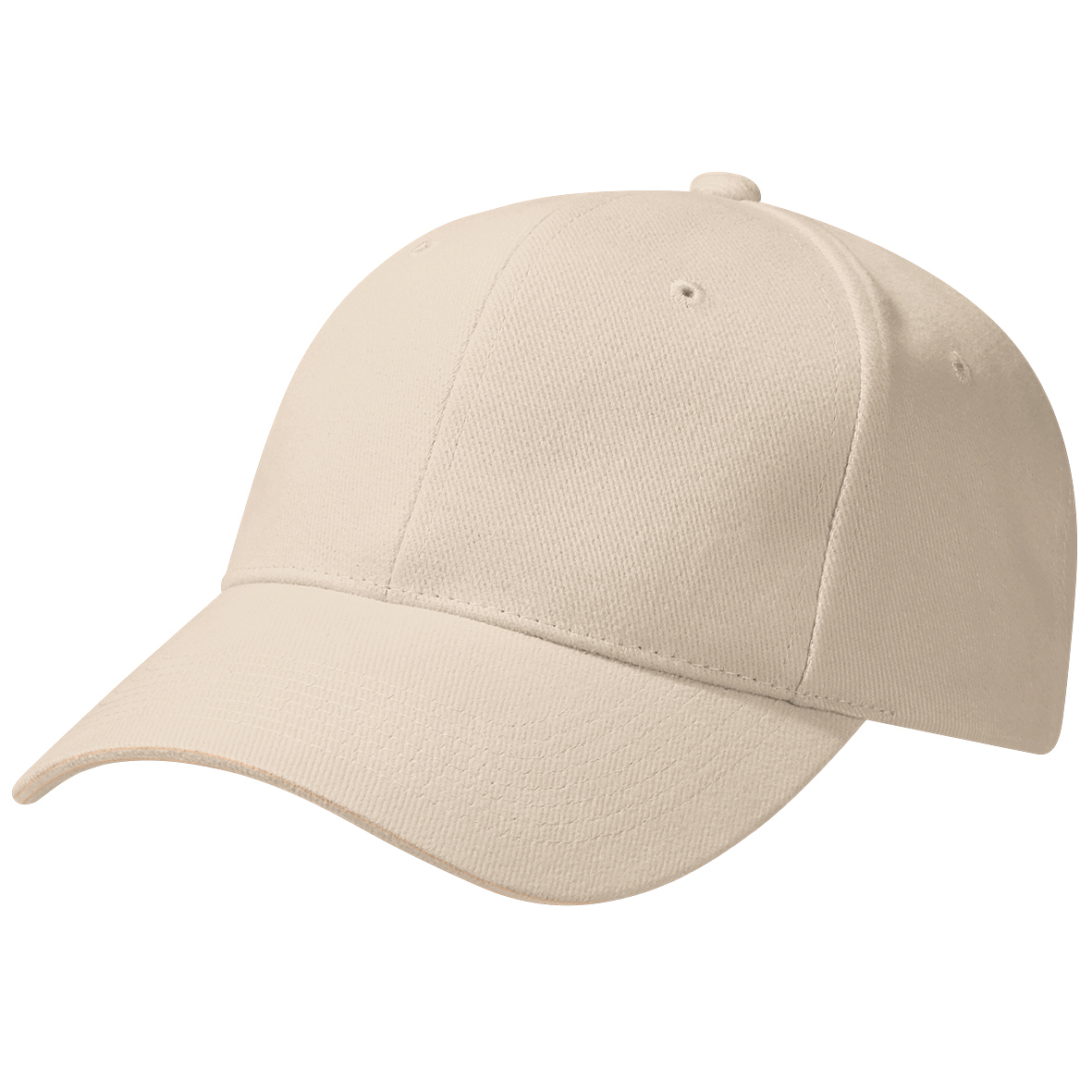 Unisex Prostyle Heavy Brushed Cotton Baseball Cap / Headwear (pack De 2) Beechfield