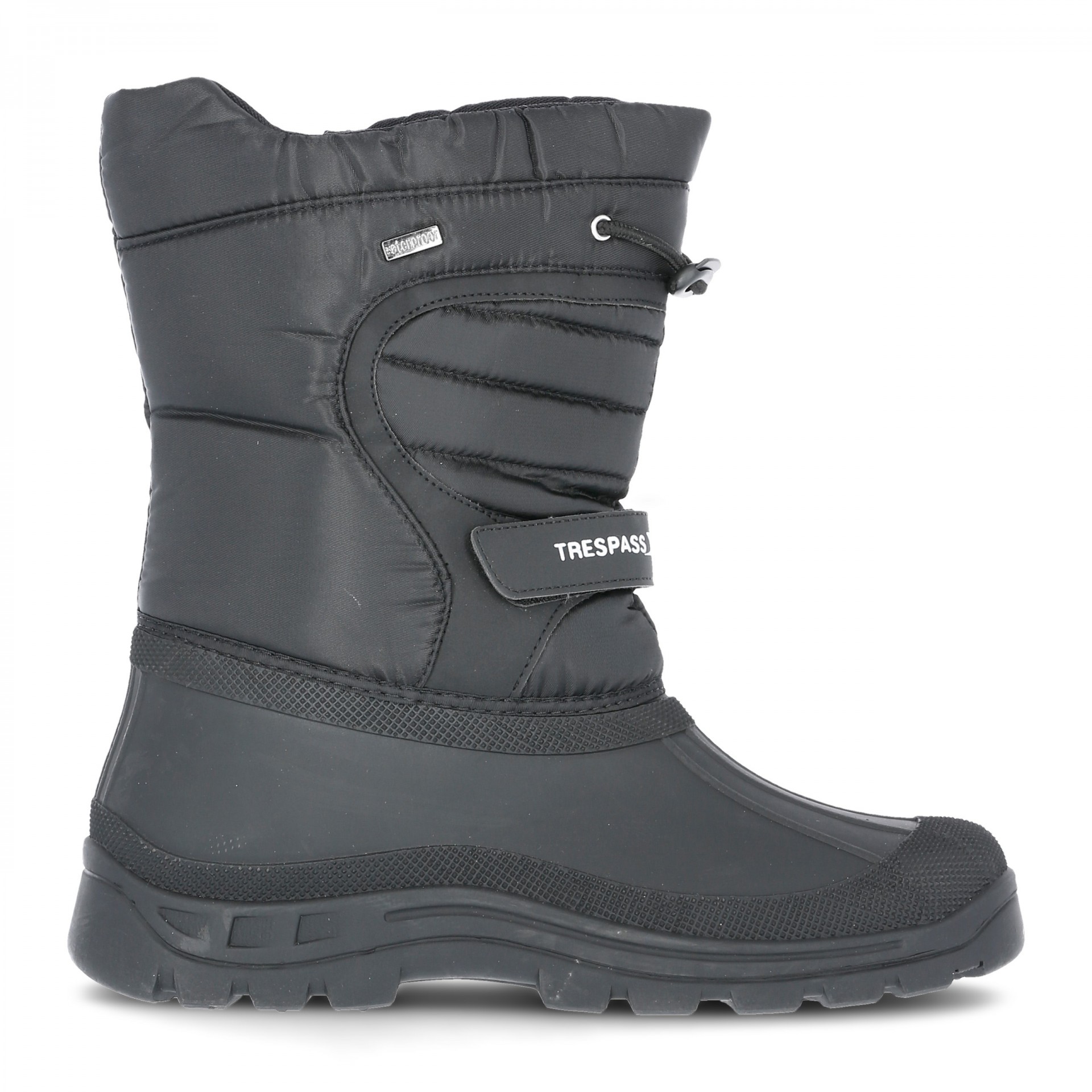 Unisex Pull On Winter Snow Boots Trespass Dodo - negro - 