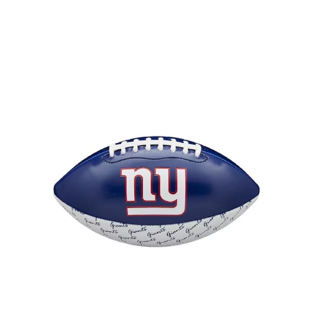 Mini Balón Fútbol De La Nfl Wilson Nfl Team Peewee Des Giants De New York - azul - 