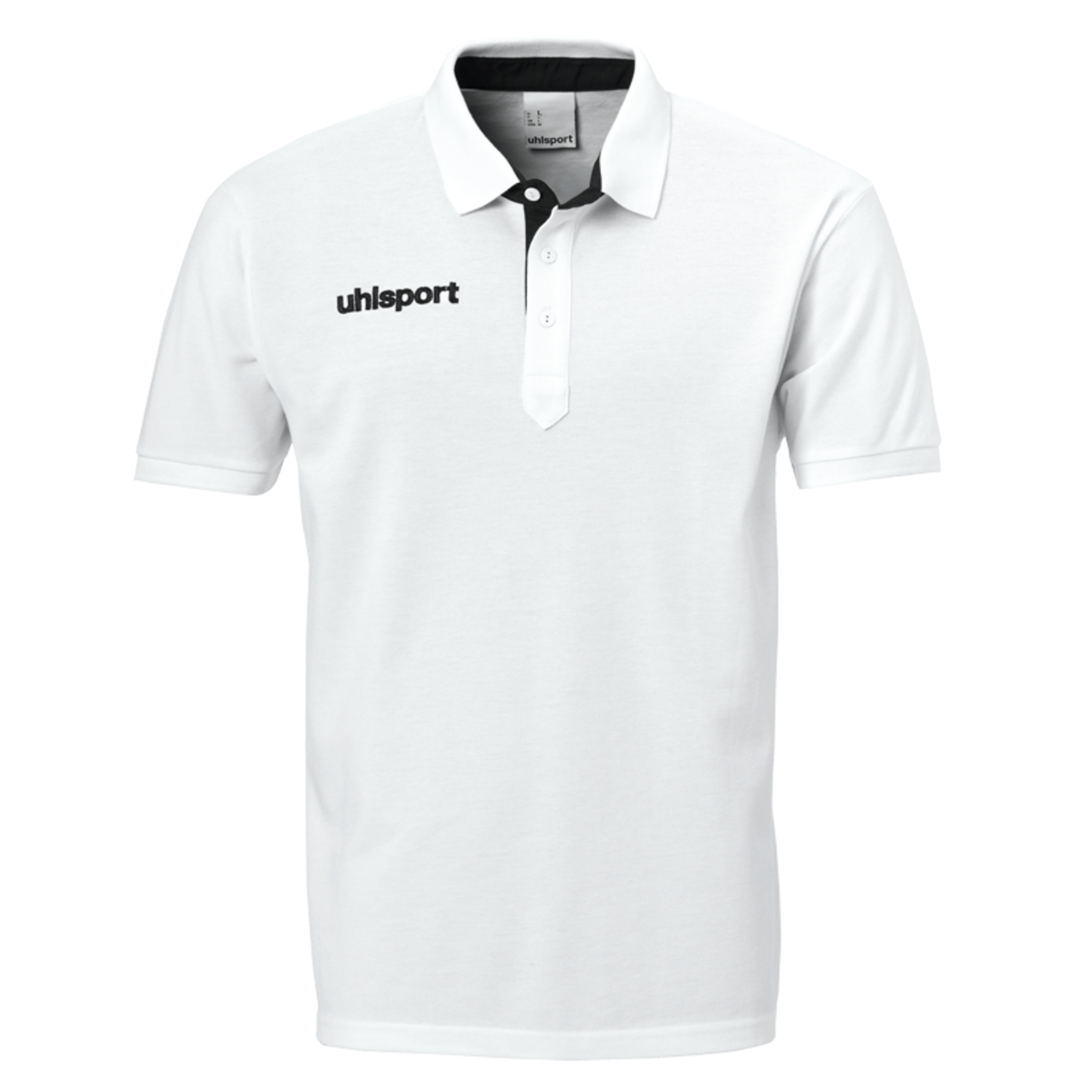 Essential Prime Polo Shirt Blanco/negro Uhlsport