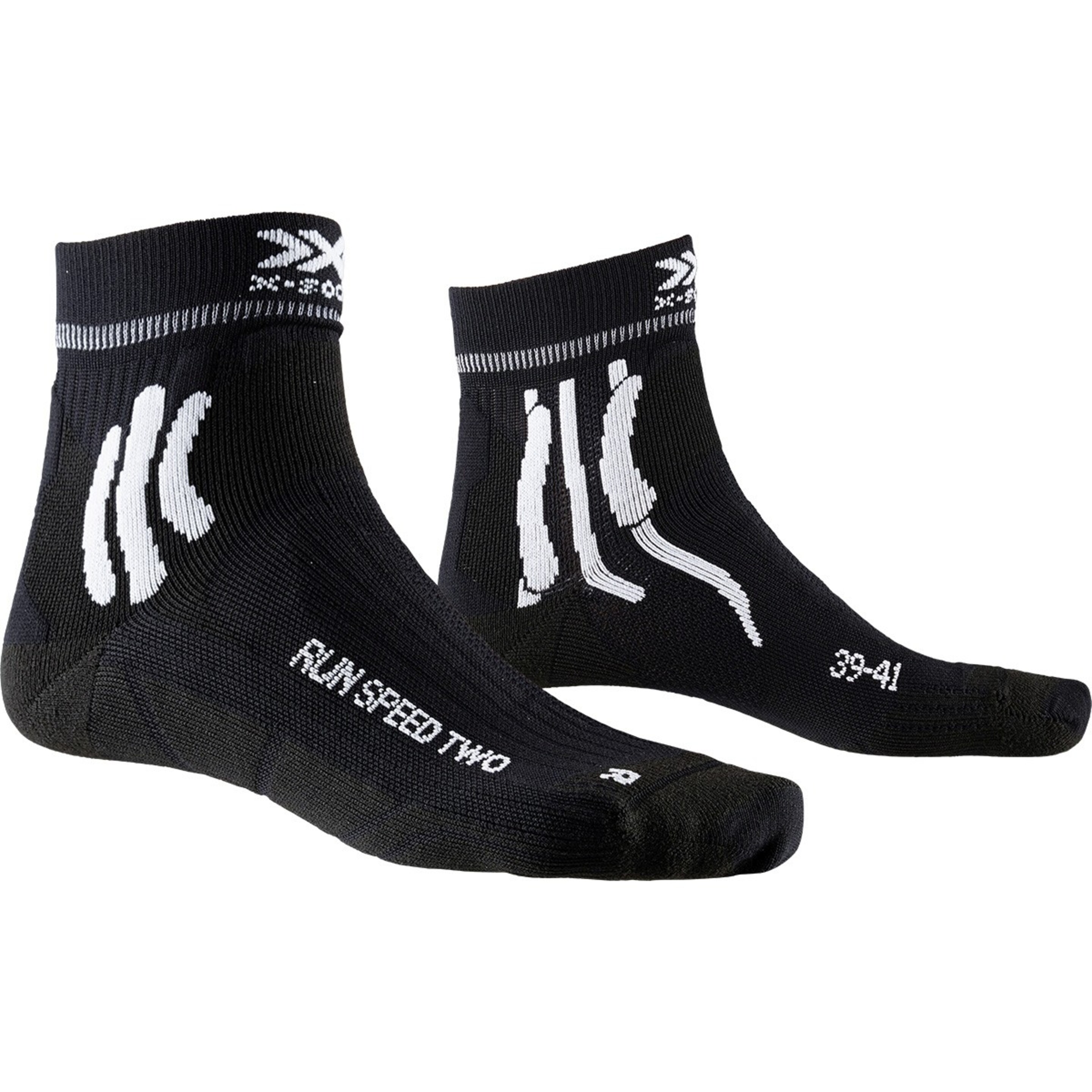 Calcetin Run Speed Two X-socks - negro - 