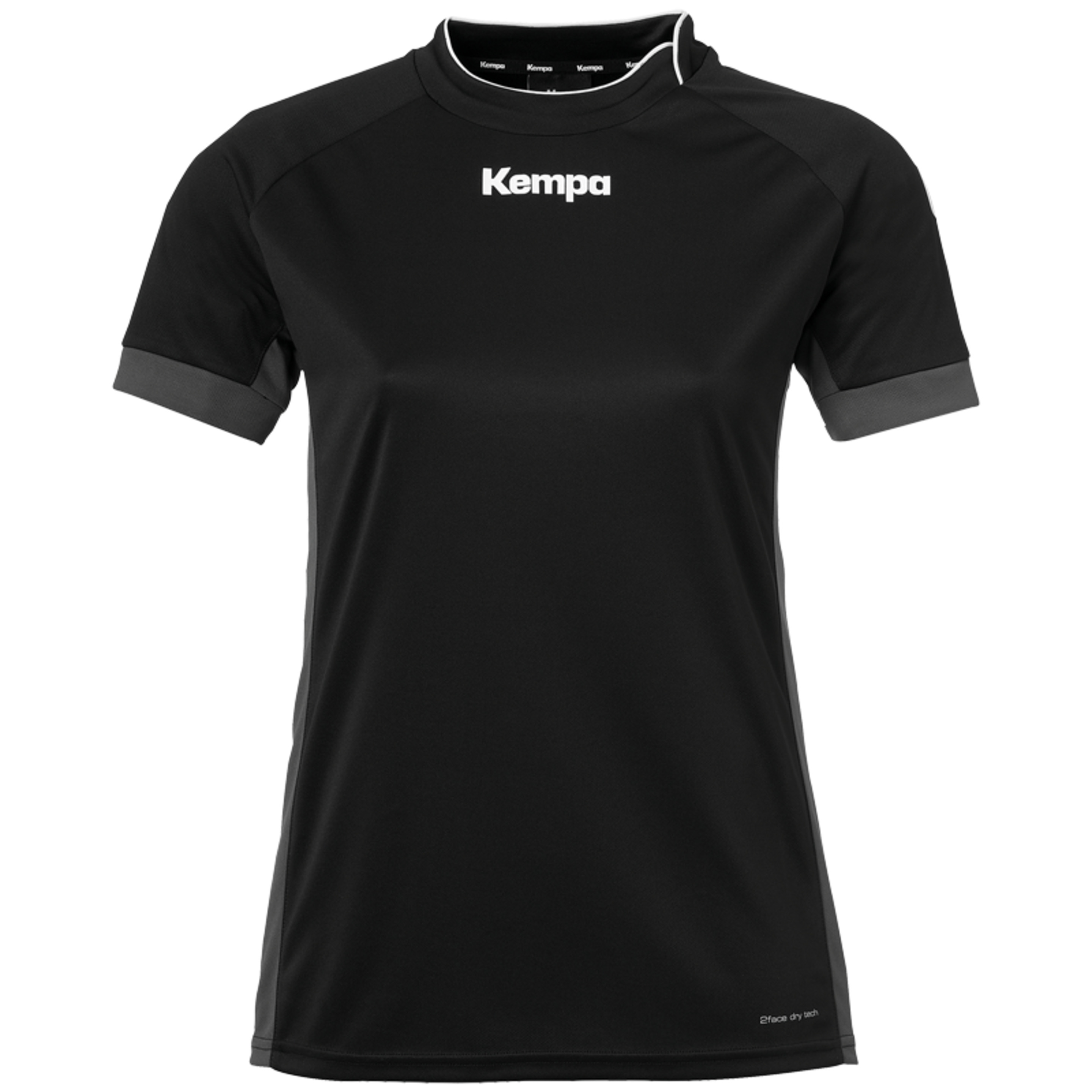 Prime Shirt Women Negro/antracita Kempa - negro-gris - 