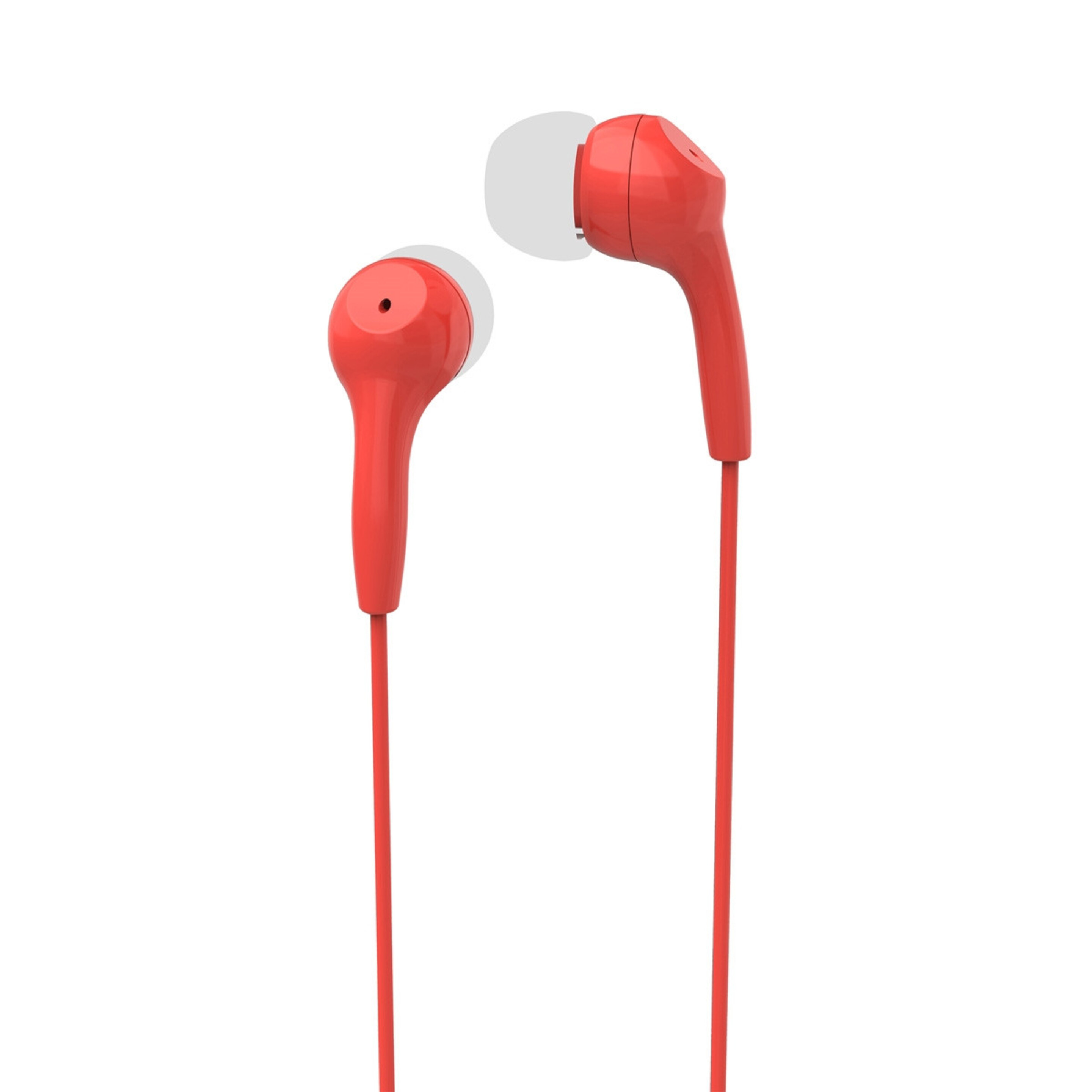 Auriculares Estéreo Motorola Earbuds 3,5mm - rojo-blanco - 