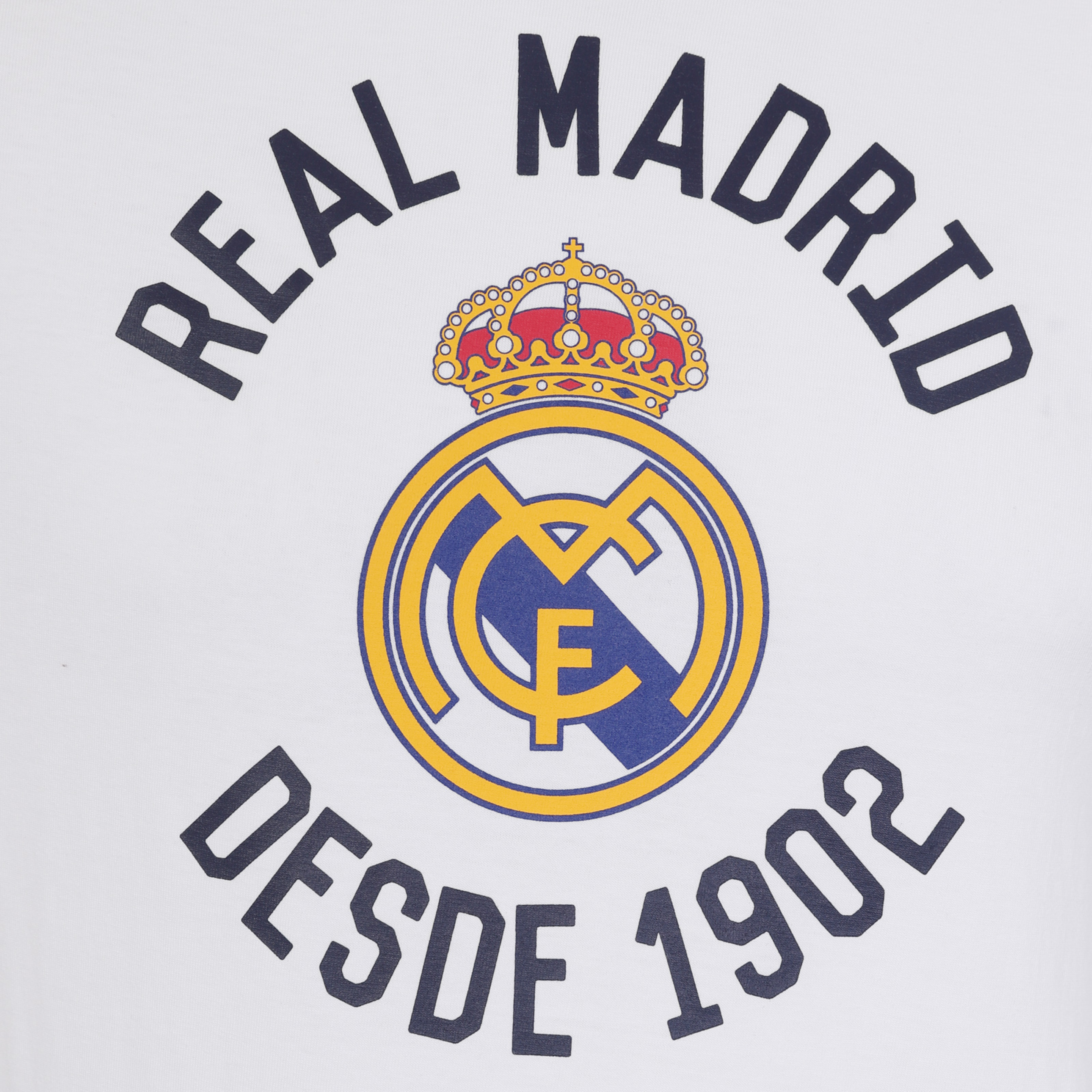 Real Madrid - Camiseta Oficial Para Hombre - Serigrafiada - Blanco - Xl